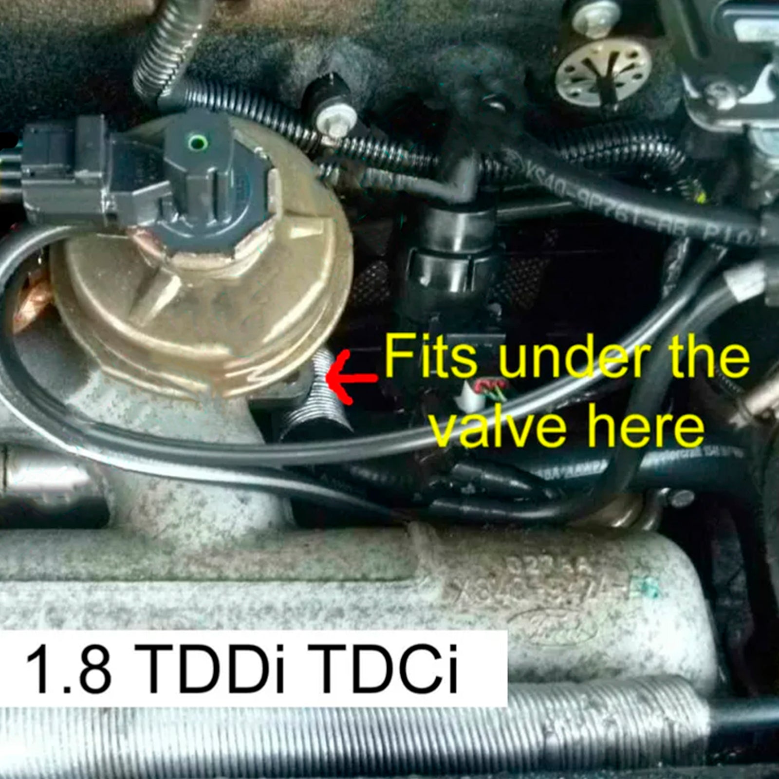 Zaślepka Zaworu EGR do Forda Euro 3 Transit Connect Focus Mondeo 1.8 TDDI TDCi