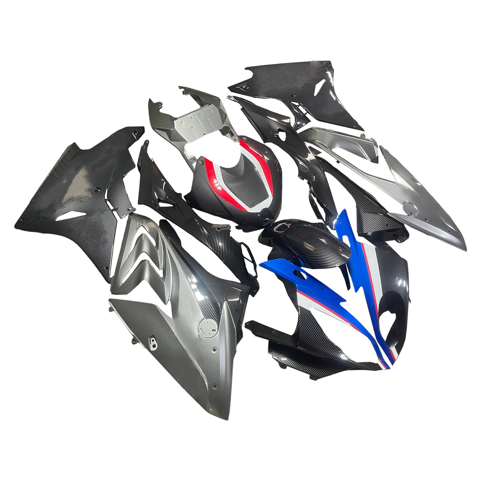Kit de carénage injecté en plastique ABS pour BMW S1000RR 2017-2018