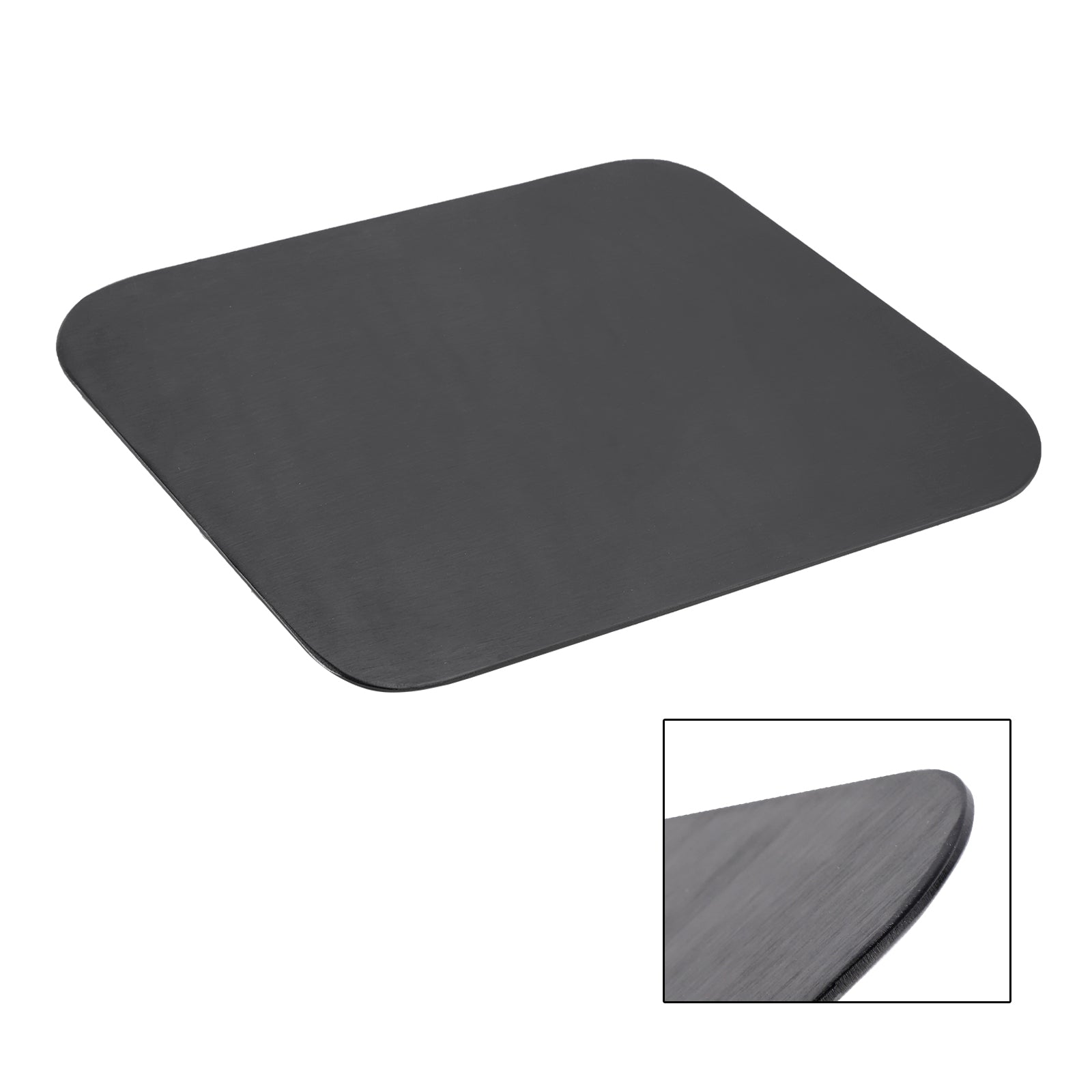 Plaque d'immatriculation vierge en alliage d'aluminium parallélogramme à monter soi-même, ajustement universel pour moto