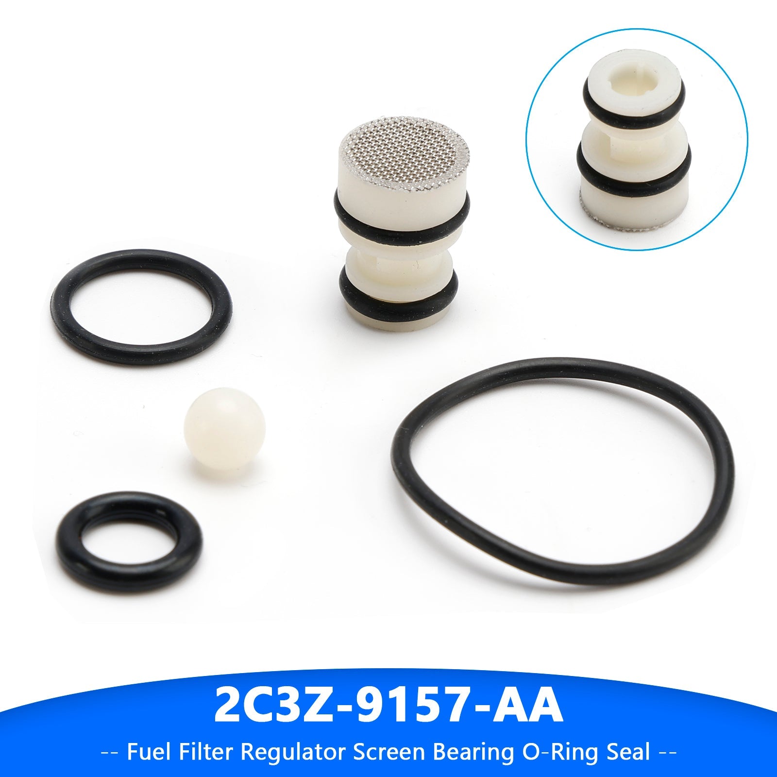 Polttoainesuodattimen säätimen laakerin O-rengas for Ford F250 F350 7.3L Diesel