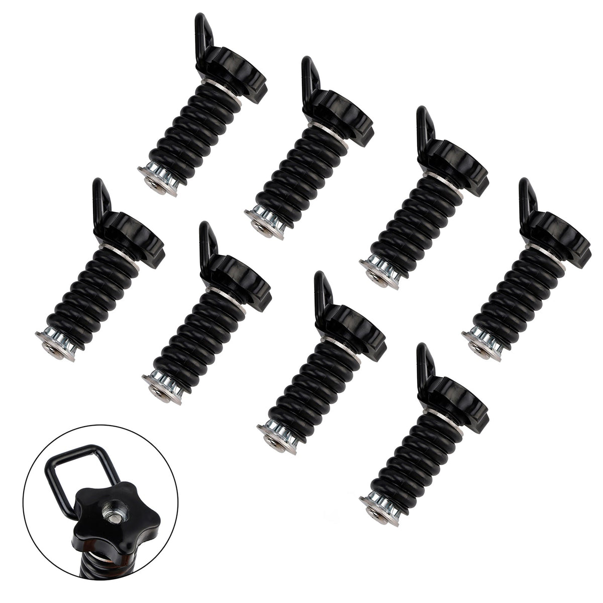 8 puntos de anclaje Lock flexibles & Kit de montaje para Polaris RZR Sportsman 13-25