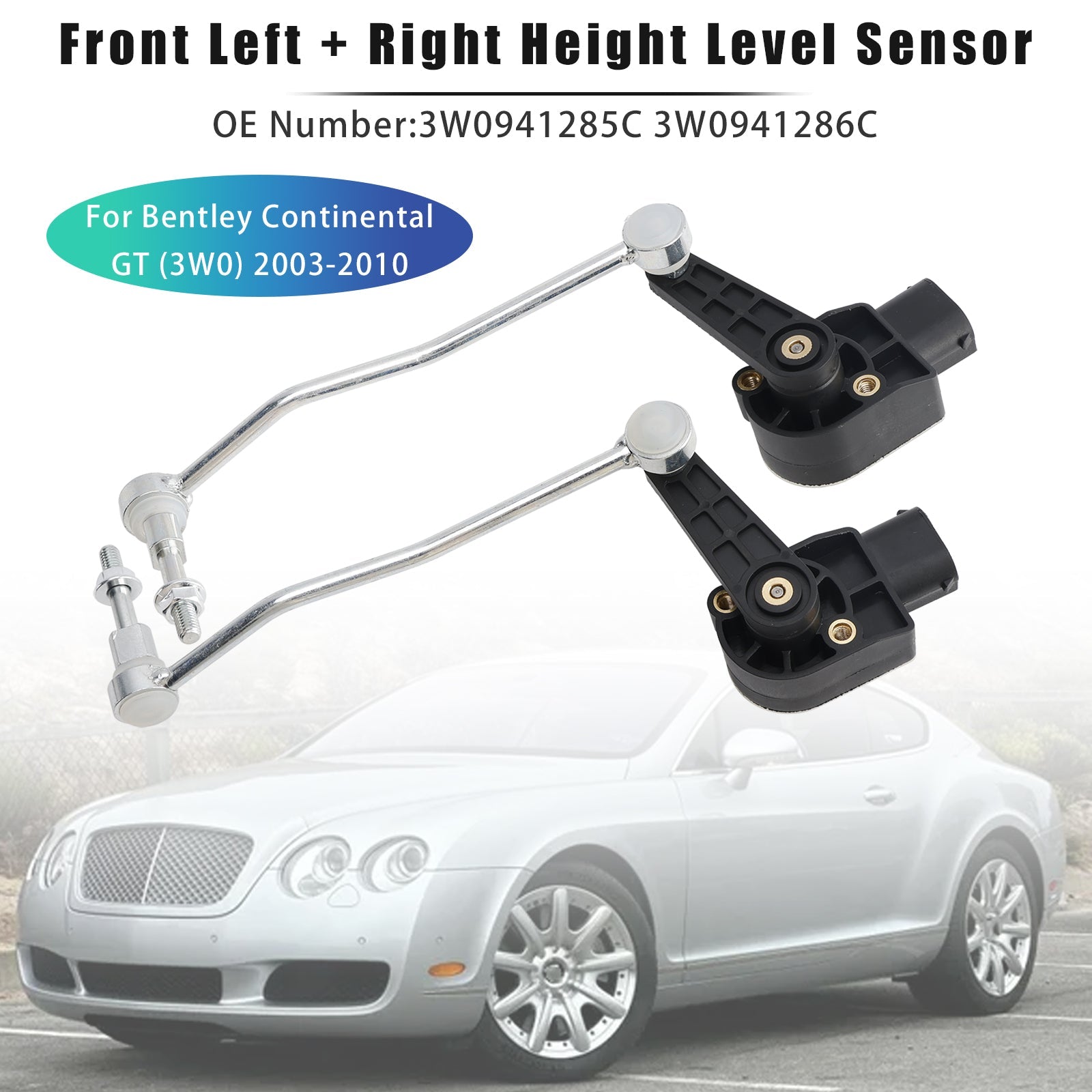 Capteur de niveau avant gauche et droit 3W0941285C pour Bentley Continental GT (3W0) 2003-2010