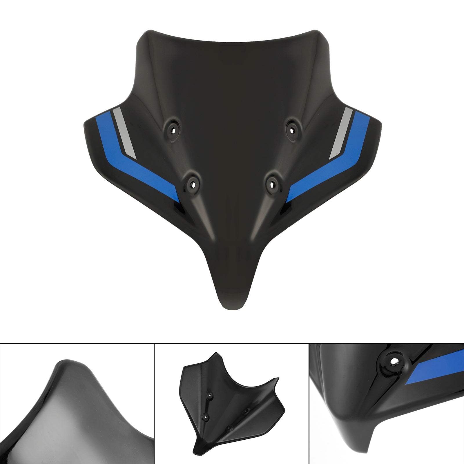 ABS-moottoripyörän tuulilasi Yamaha MT-10/MT-10 SP 2022-2024