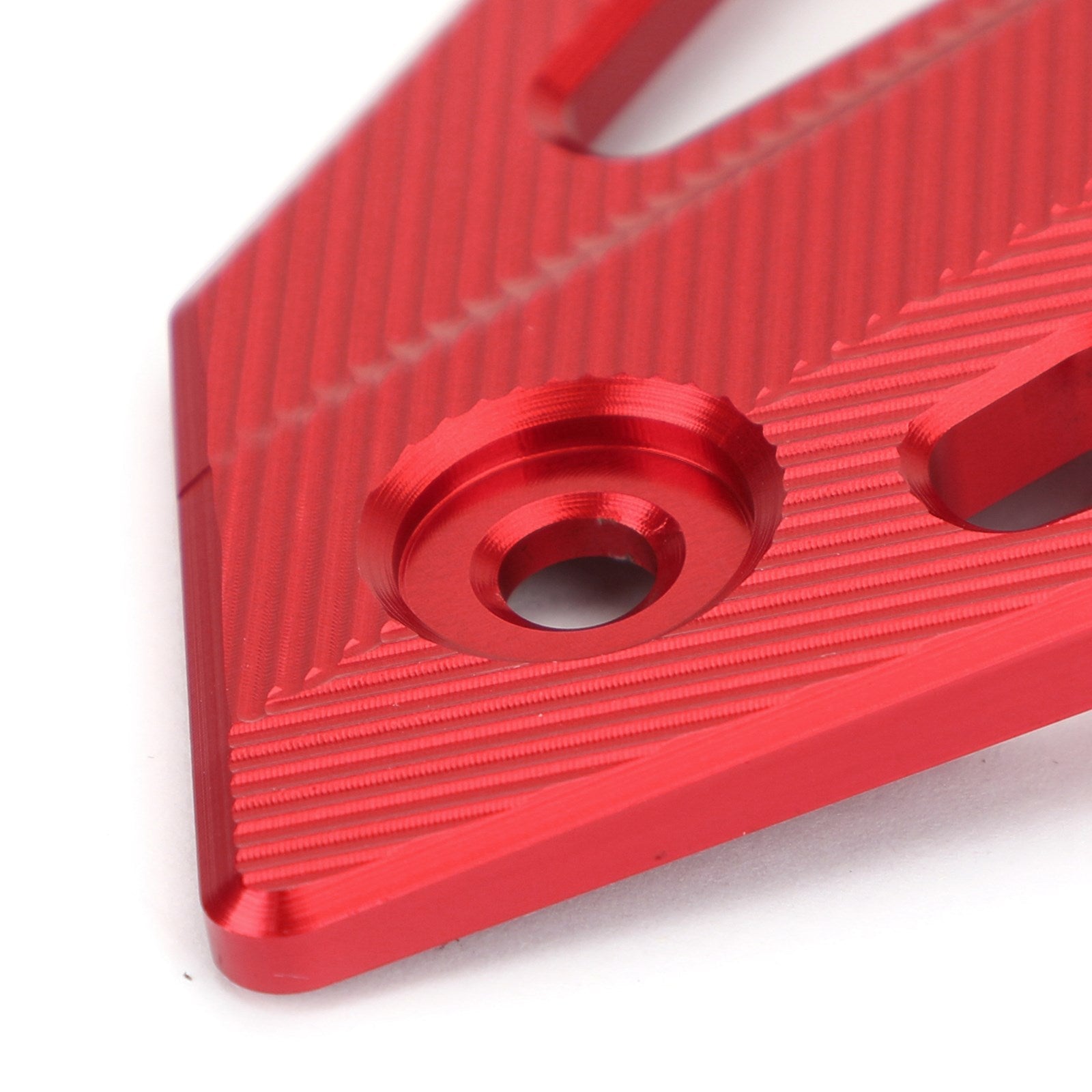 Pour les repose-pieds talons et plaques rouges pour moto Kawasaki Z900 2017 2018 2019 2020 2021 2022