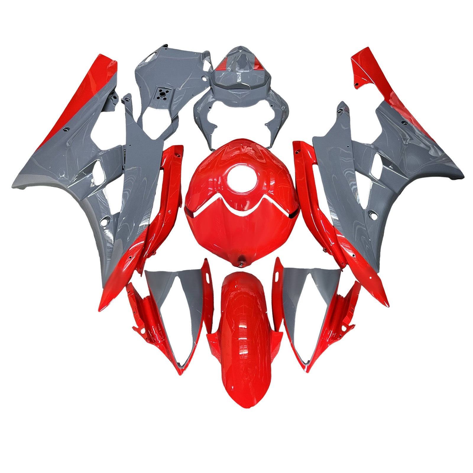Komplet oklepa iz ABS plastike za Yamaho YZFR6 YZF-R6 2006-2007