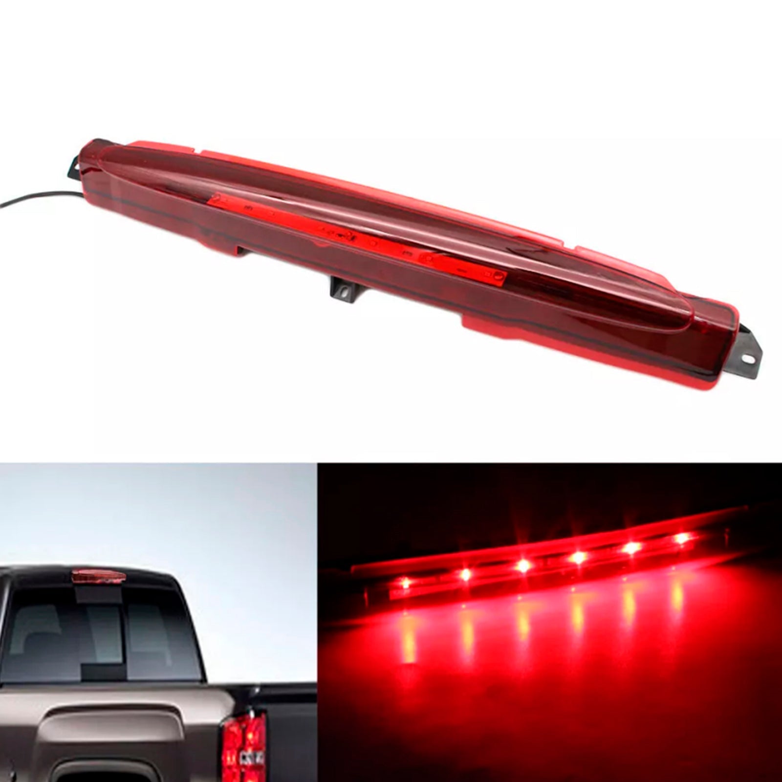 Troisième feu stop arrière à LED 15201921 pour Trailblazer Envoy GMC 02-09