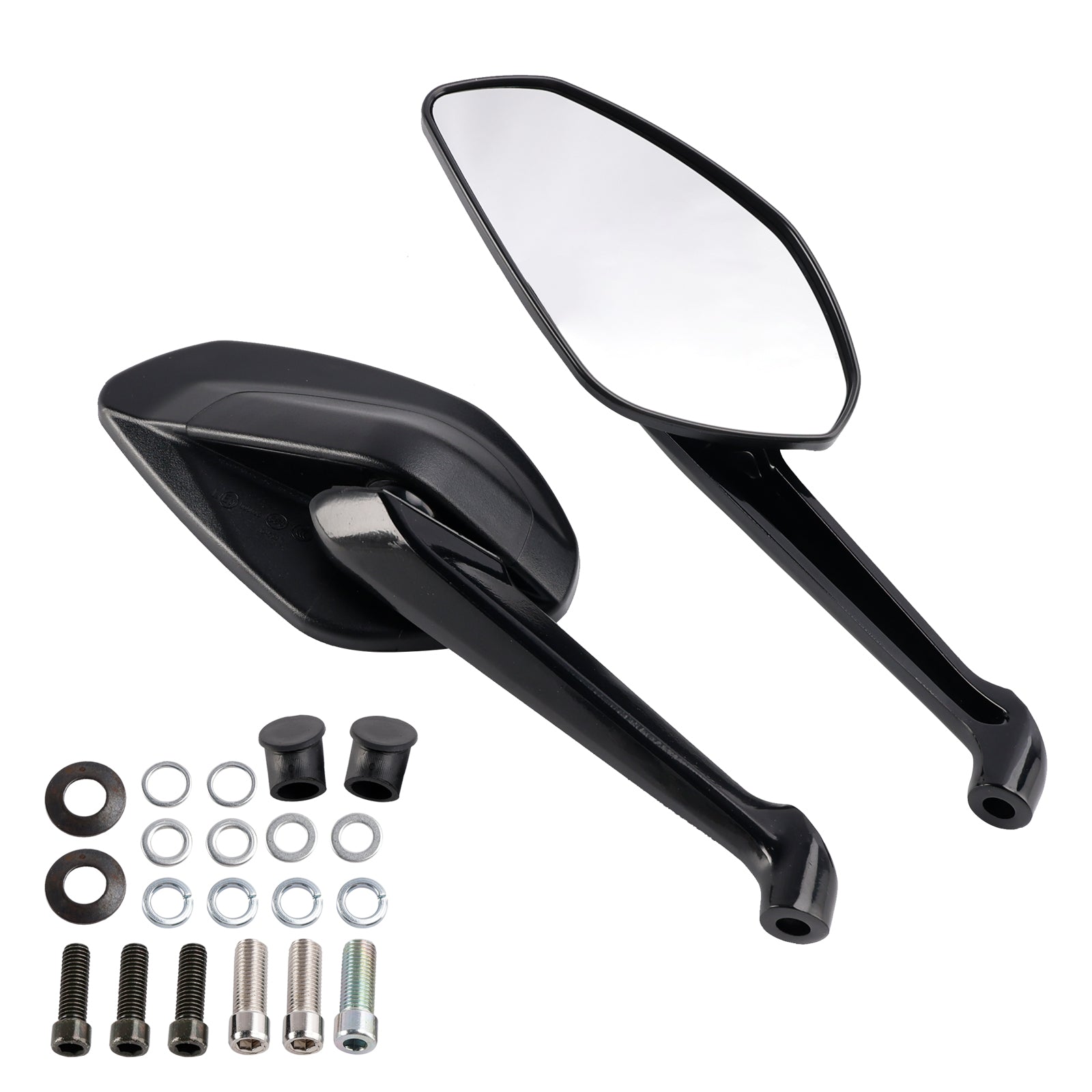Par de espejos negros para Ducati Streetfighter V2, V4, V4S, SP, SP2 2020-2024