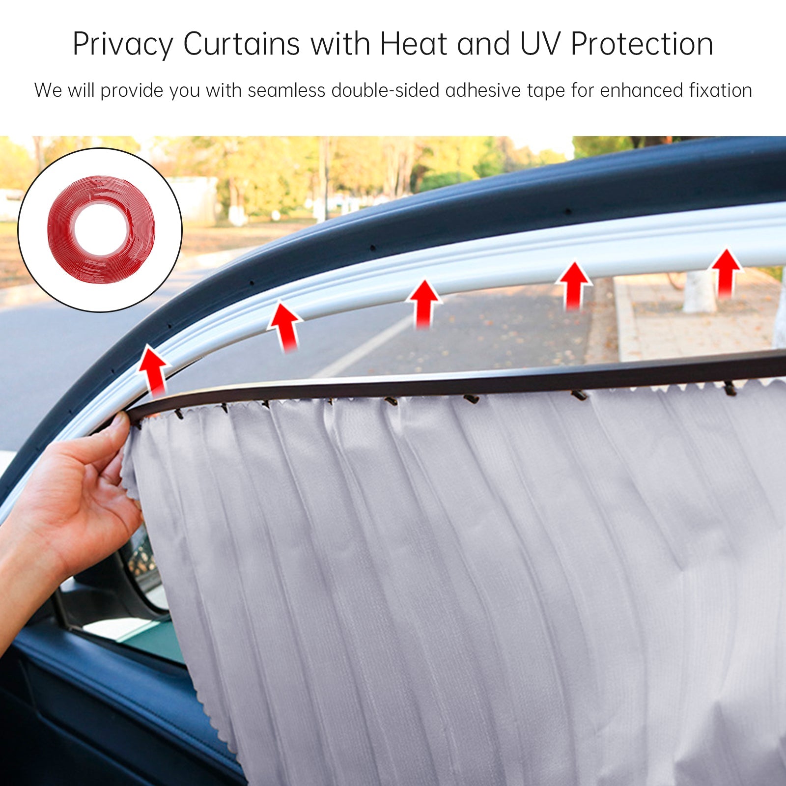 4x Tendine parasole universali per finestrini laterali auto color argento per l&Allattamento al seno e riposino