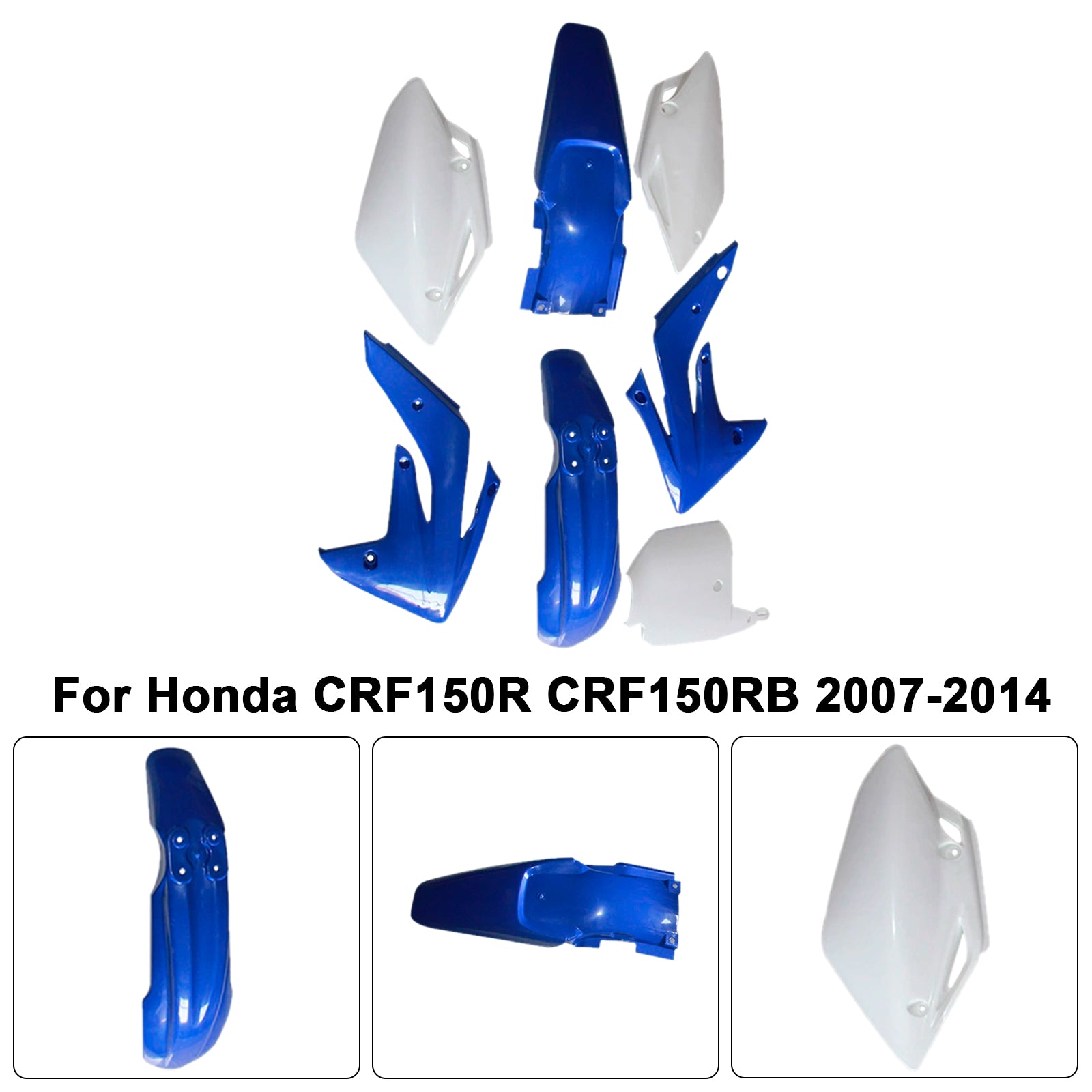 Kit de carrosserie en plastique pour Honda CRF150R/RB 2007-2014, carénage de garde-boue