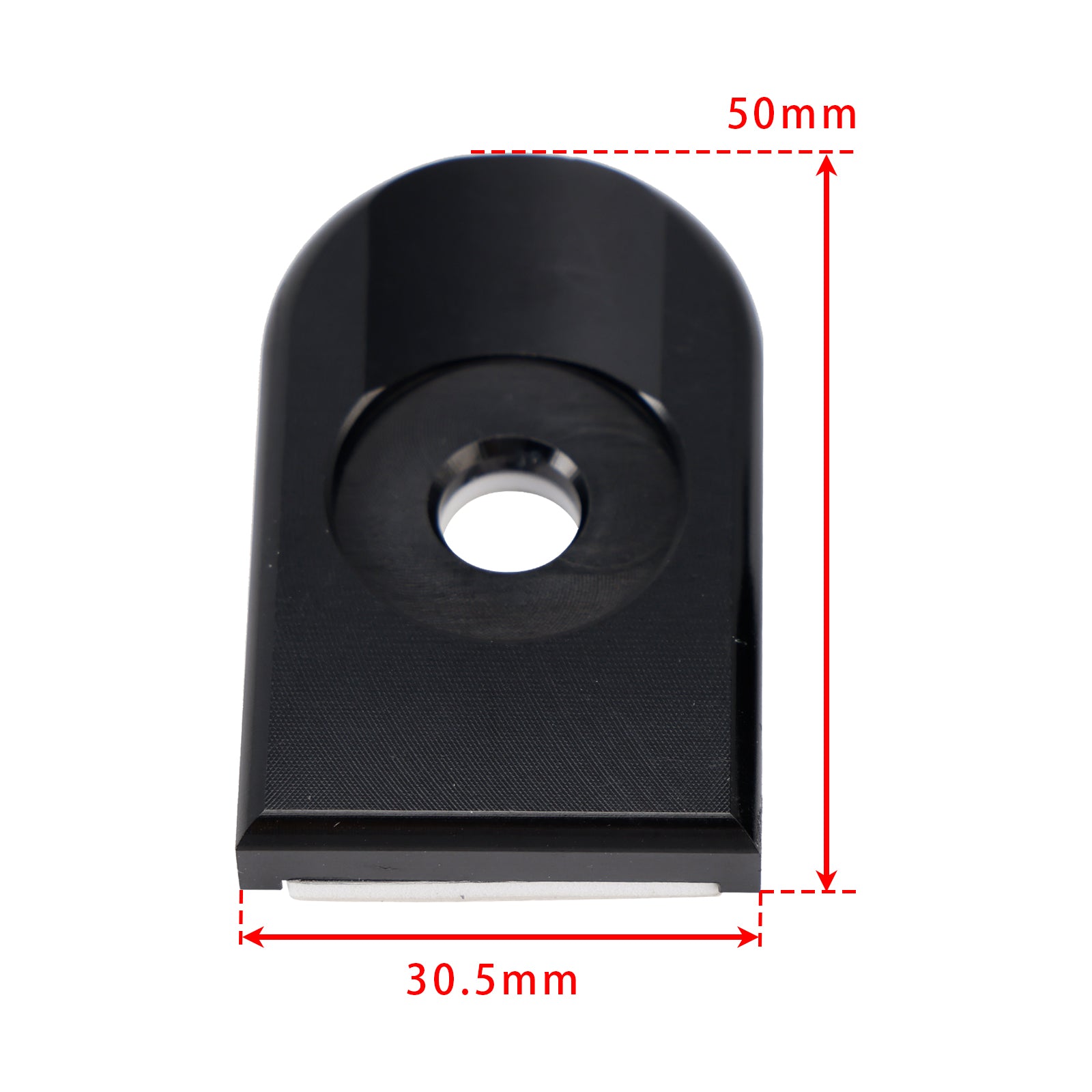 Kit de fixation de plaque de boulon de selle noir 1/4""-20 pour Touring Softail Dyna 96-23