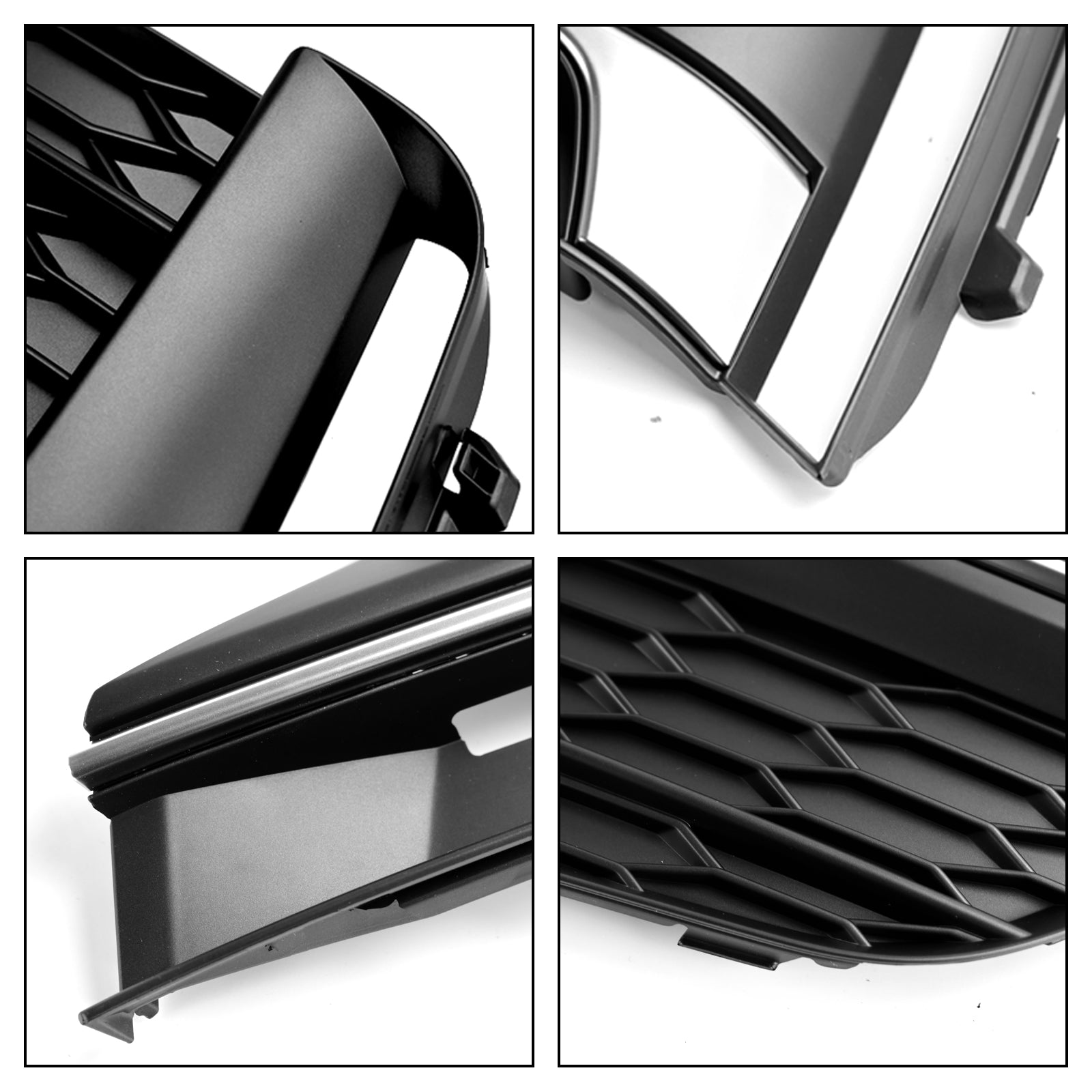 2 stks voor bumper mist lichte hoes trim voor Audi A5 S-Line S5 2018-2019