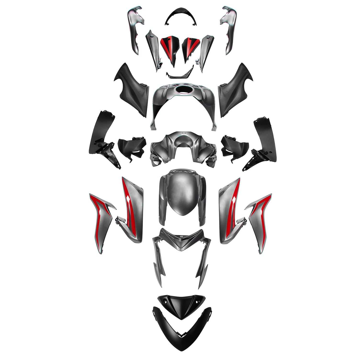 Kit de carénage de carrosserie en plastique injecté pour Suzuki GSX-S 1000 2015-2020 12#