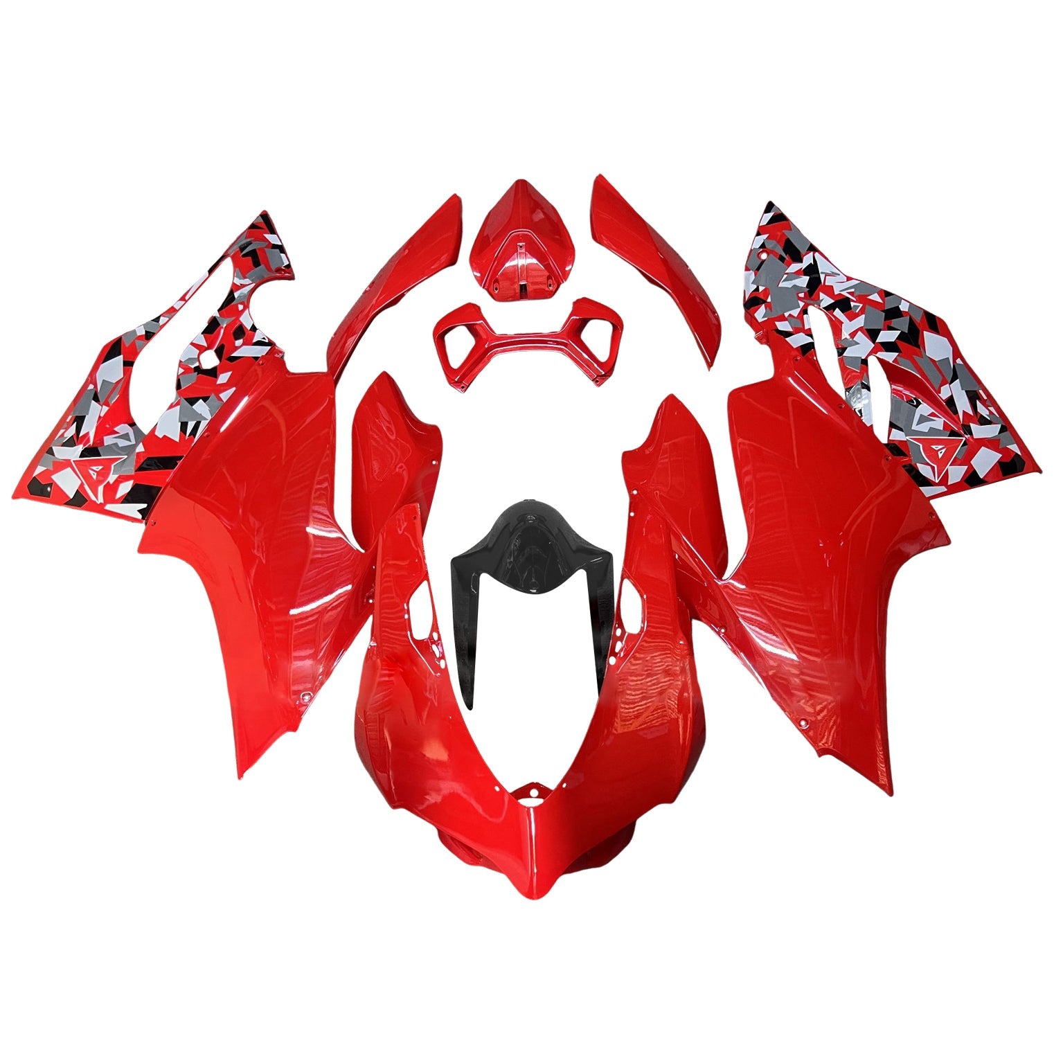 Kit de carénage d'injection Ducati 1199 2012-2015 Carrosserie Plastique ABS