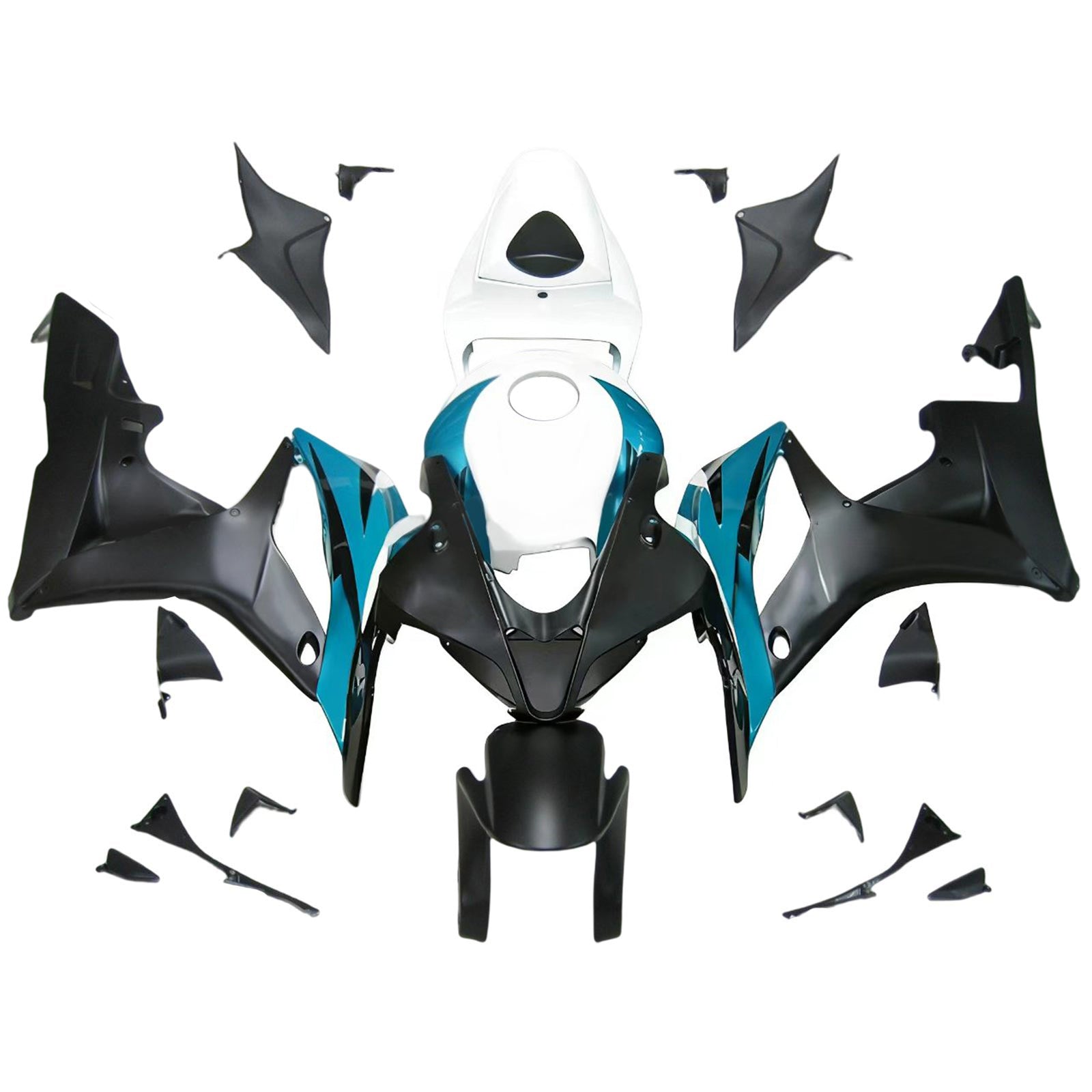 Kit de carenado de inyección, carrocería de plástico ABS para Honda CBR600RR 2007-2008 F5