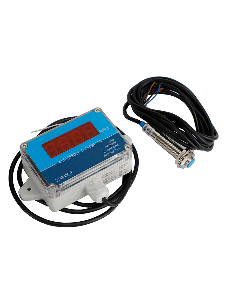 DC 8-24V Hall-toerenteller digitale motorsnelheidsmetertester