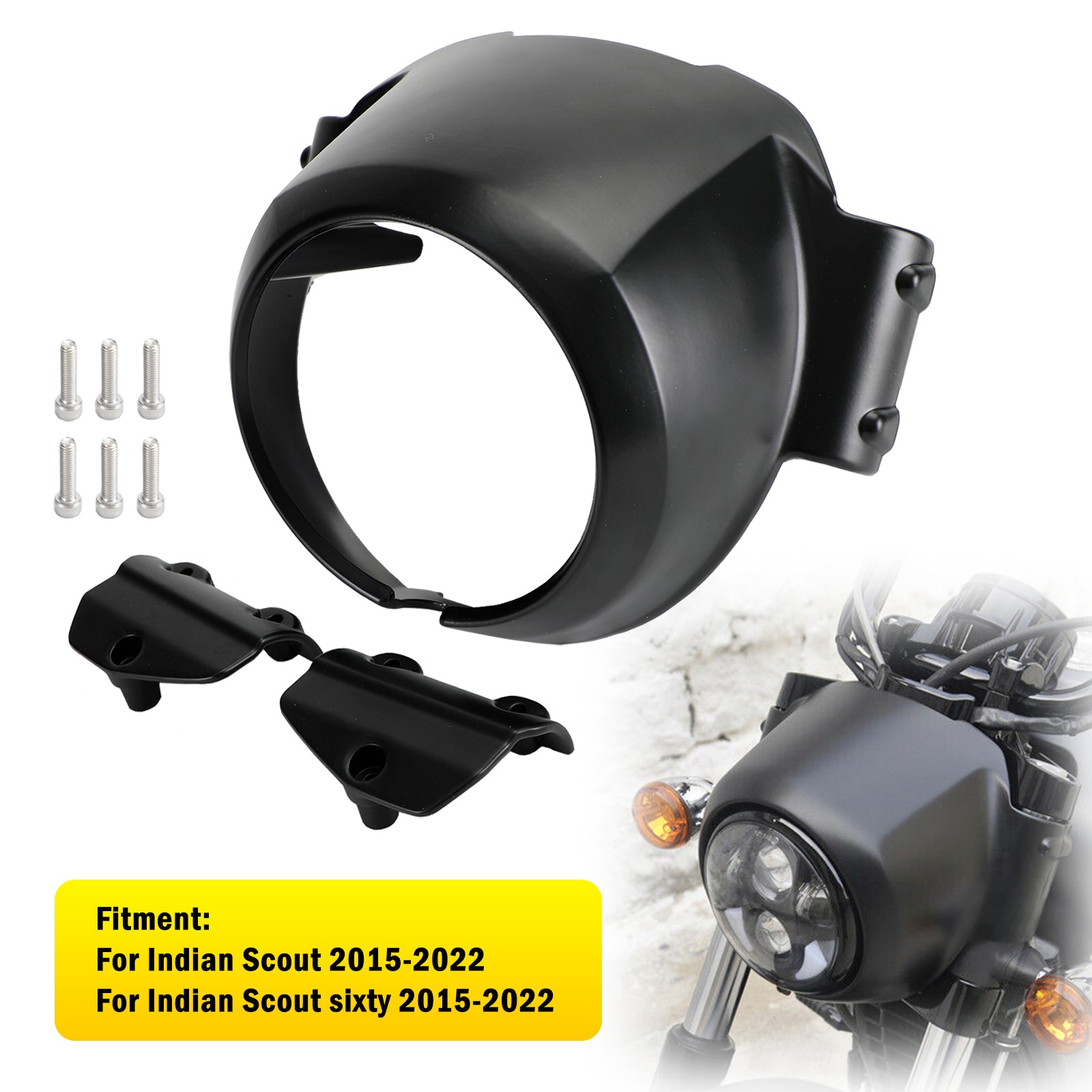 Indian Scout 2015-2022 Faros de la manga moteados.