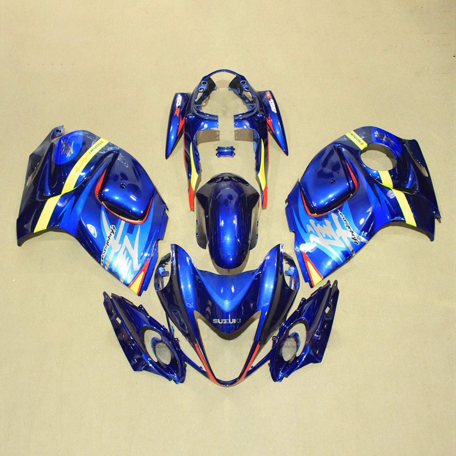 Kit de carénage injecté en plastique ABS pour Suzuki Hayabusa GSX1300R 2008-2020