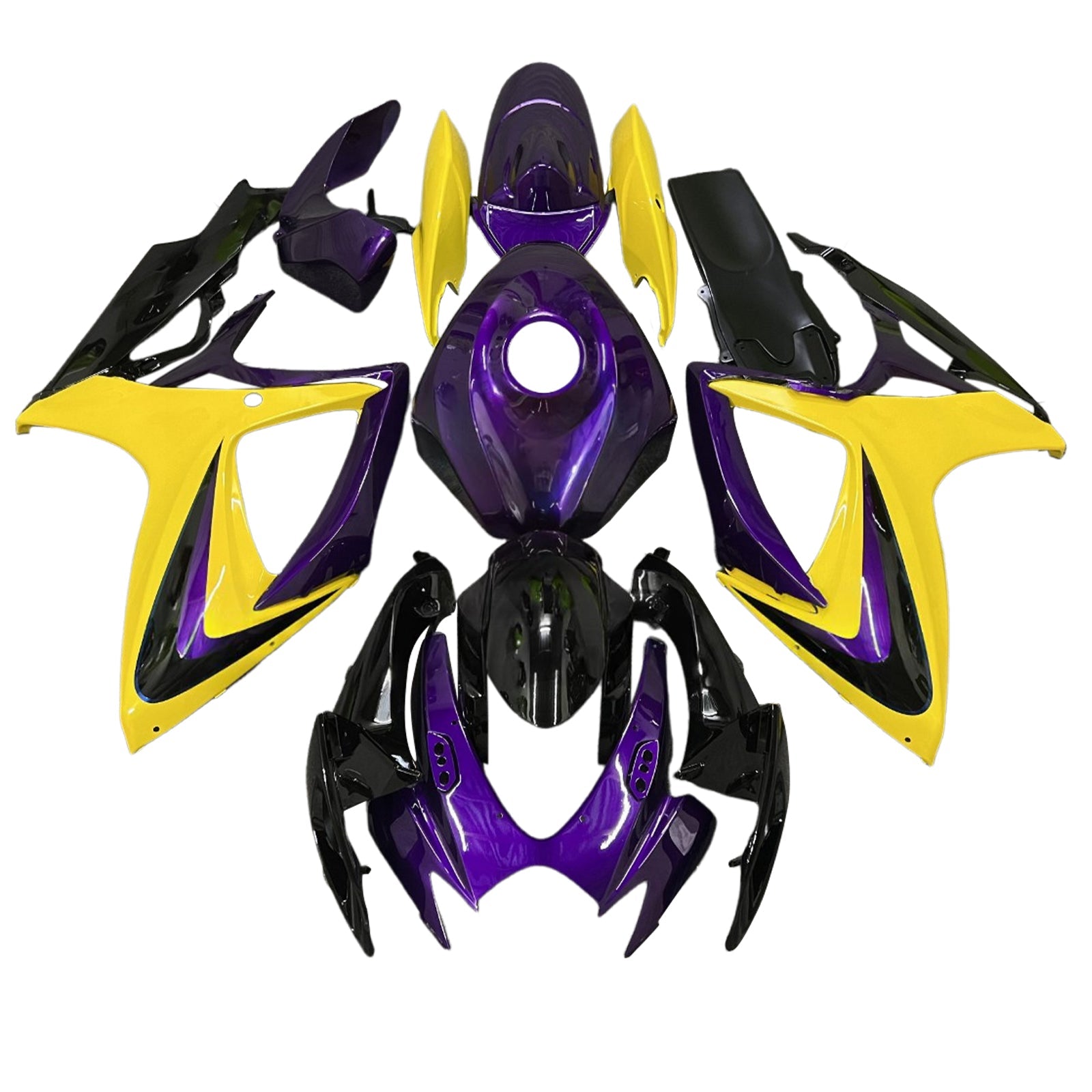 Kit de carénage injecté en plastique ABS pour Suzuki GSXR 600/750 2006-2007 K6