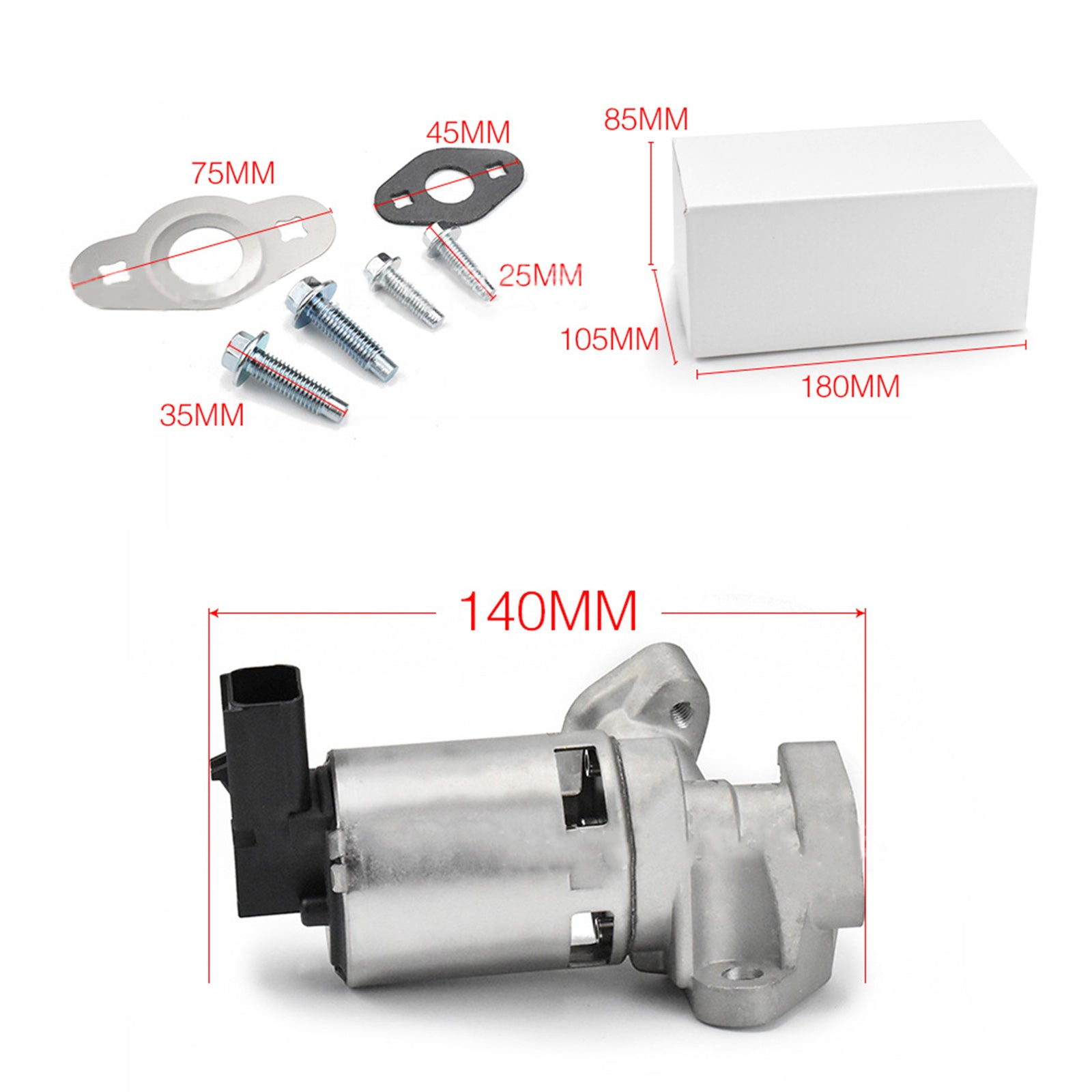 Zawór EGR Chrysler 200 2.4L L4 2011-2015 4593894AA 4593563AA