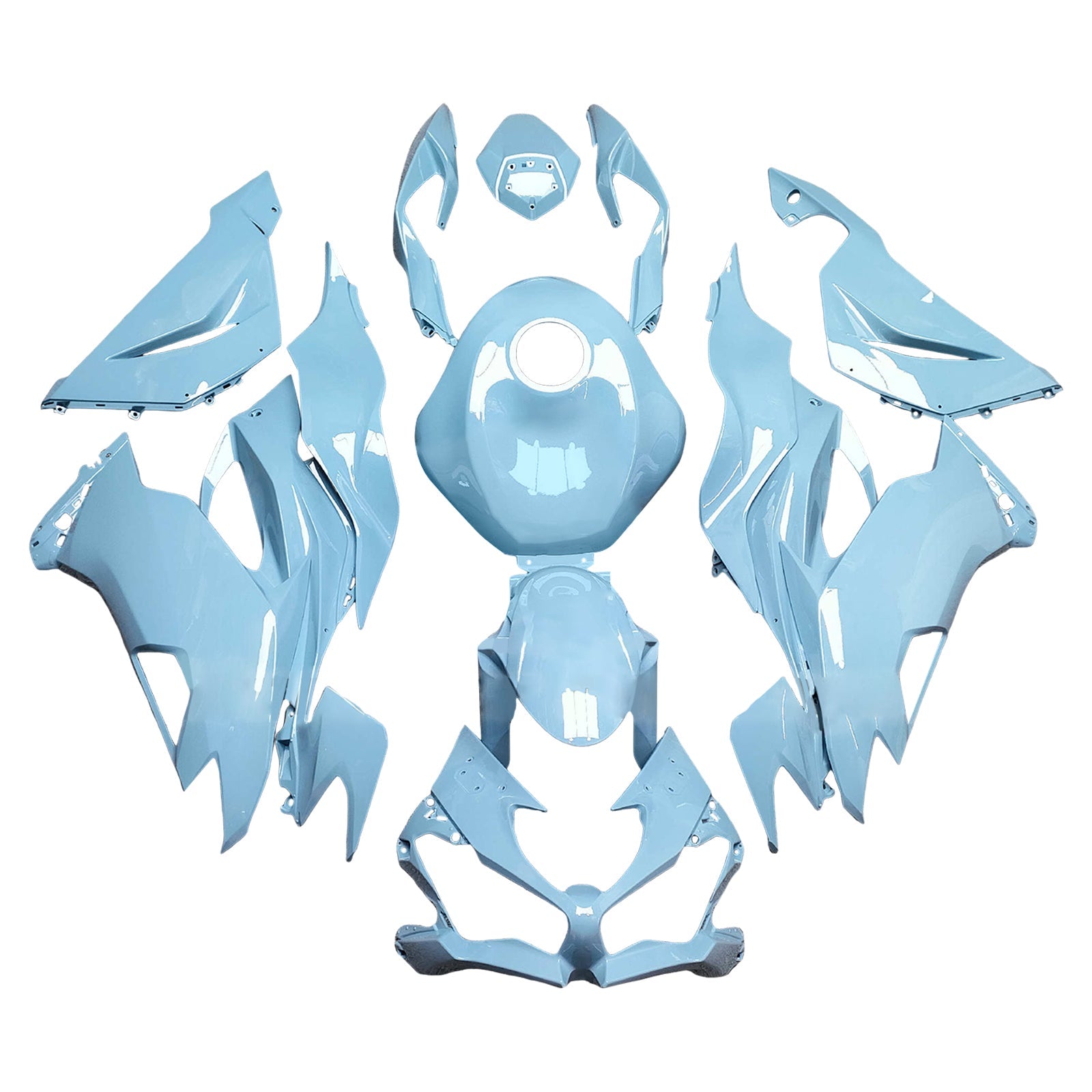 Injekcijski komplet, plastično telo ABS za Kawasaki ZX6R 2019-2023