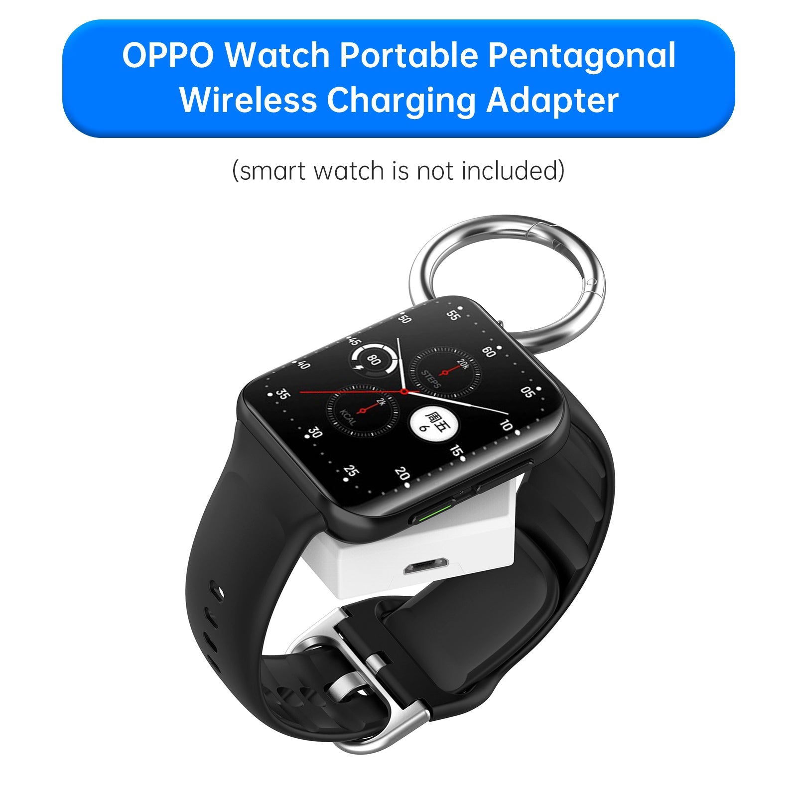 Cable de carga y base para OnePlus Watch 3/2 y Oppo Watch X2/X/4 Pro/3/3 Pro