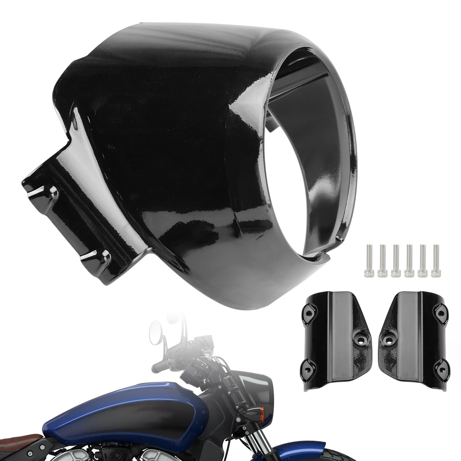 Indian Scout 2015-2022 Faros de la manga moteados.