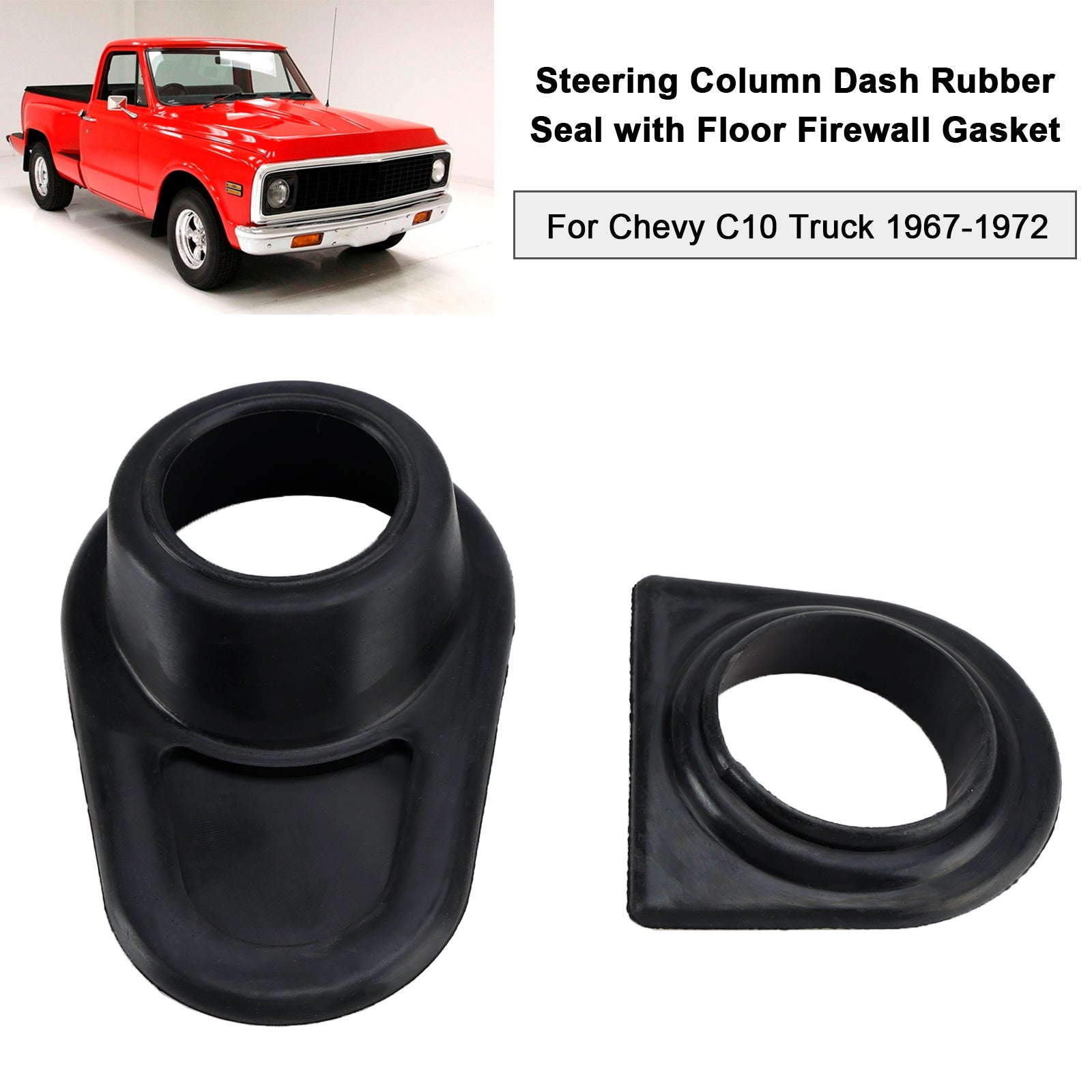 Sigillo in gomma per sterzo e cruscotto di Chevy C10 1967-1972, giuntura intrecciata per pavimenti