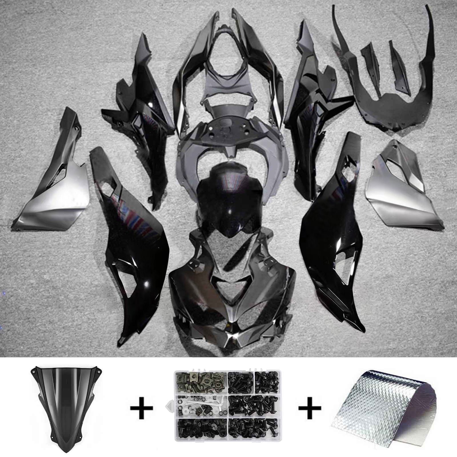 Kit de carénage injecté pour Kawasaki Ninja ZX-25R ZX-4R ZX-4RR 2019-2026