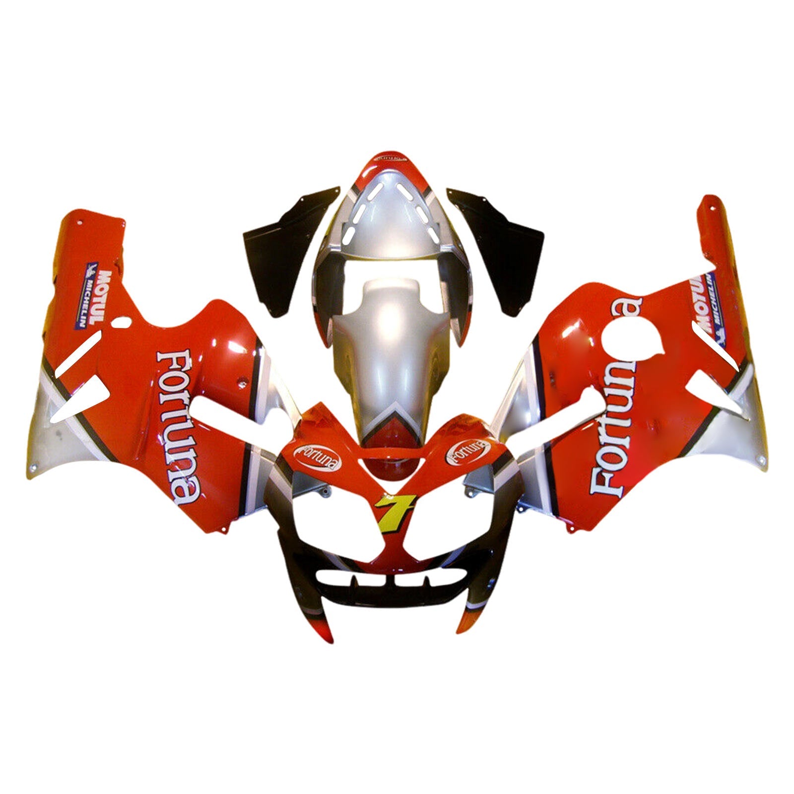 2002-2005 Kawasaki ZX12R injectiekuipset ABS kunststof carrosserie