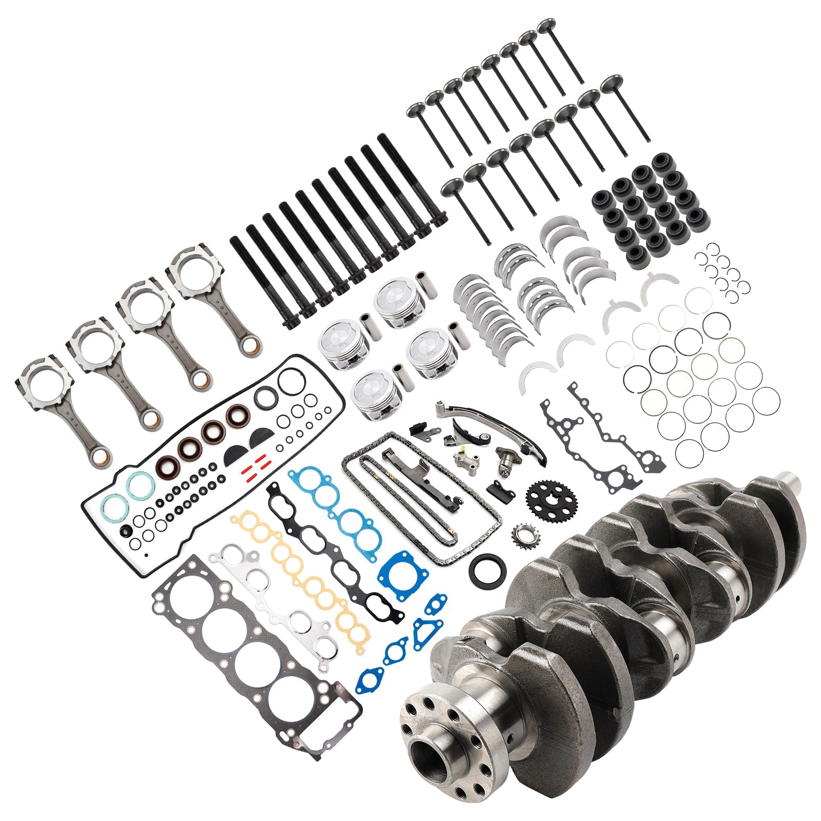 Kit di revisione e ricostruzione del motore Toyota T100 2.7 L 2 694 CC L4 DOHC 3RZ 1994-1998 13411-75901 3-3SRH106