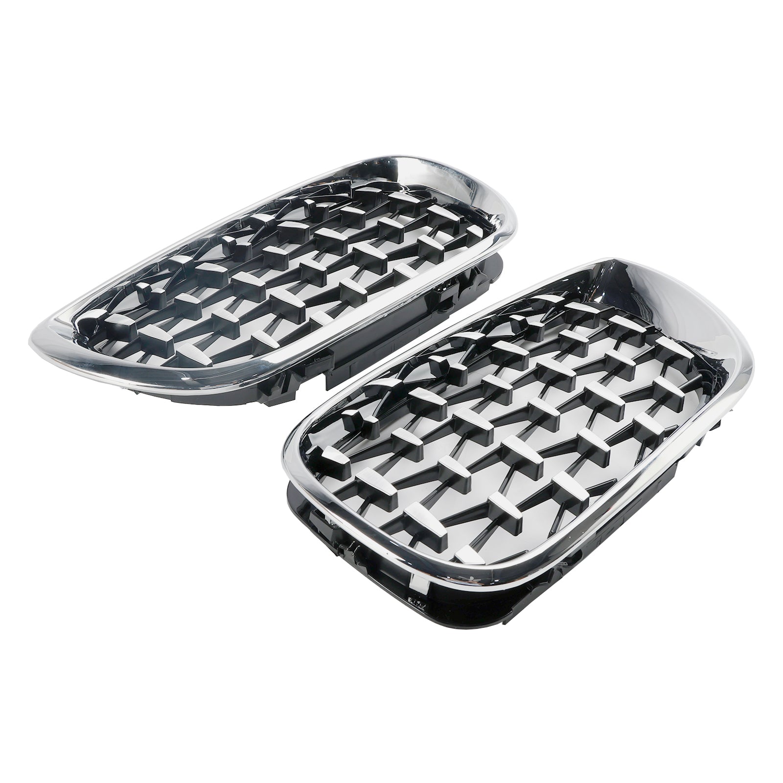 Par Chrome Diamond Grille za BMW E46 Saloon/Touring Facelift 2002-2005 4DR