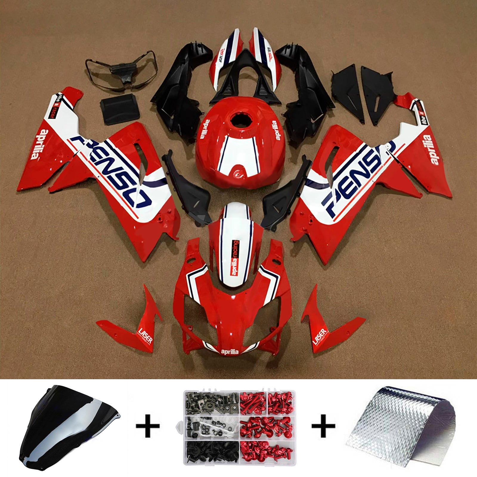 Kit de carénage d'injection Aprilia RS125 2006-2011 Carrosserie Plastique ABS