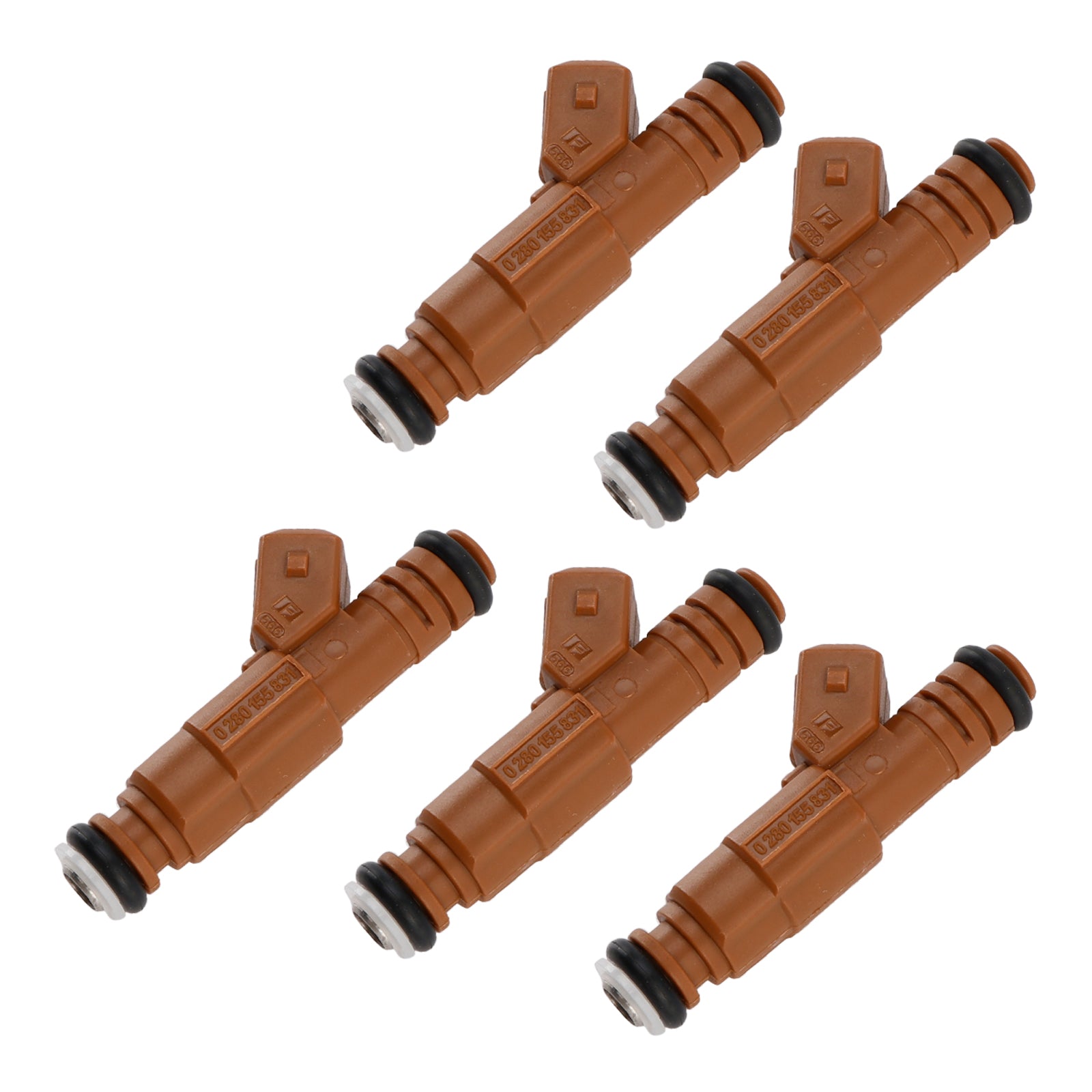 Wtryskiwacz paliwa 5 sztuk 0280155831 dla Volvo S60 S80 C70 XC90 2,4L 2,5L 1998-2009