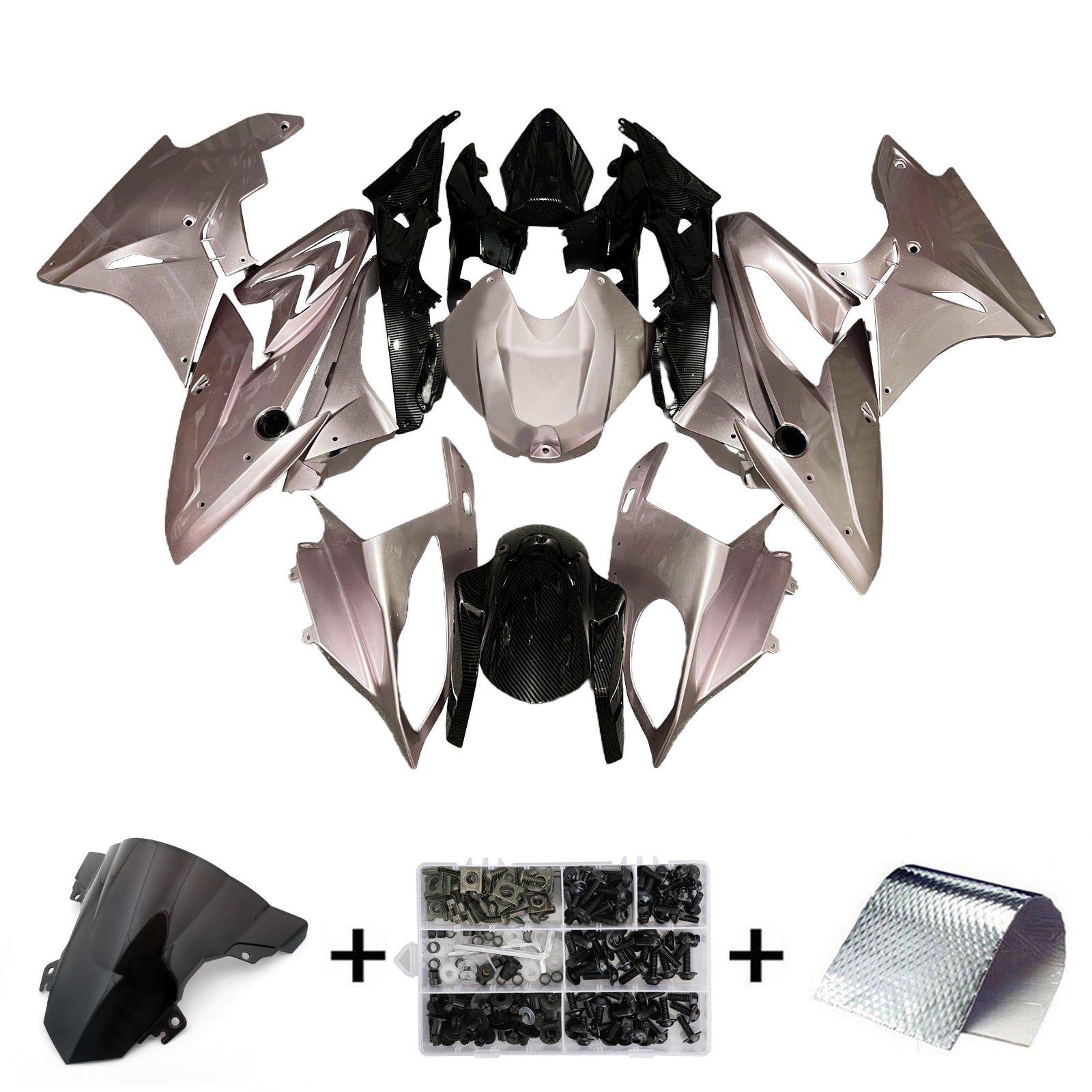 Kit de carénage d'injection pour BMW S1000RR 2015-2016 Carrosserie Plastique ABS