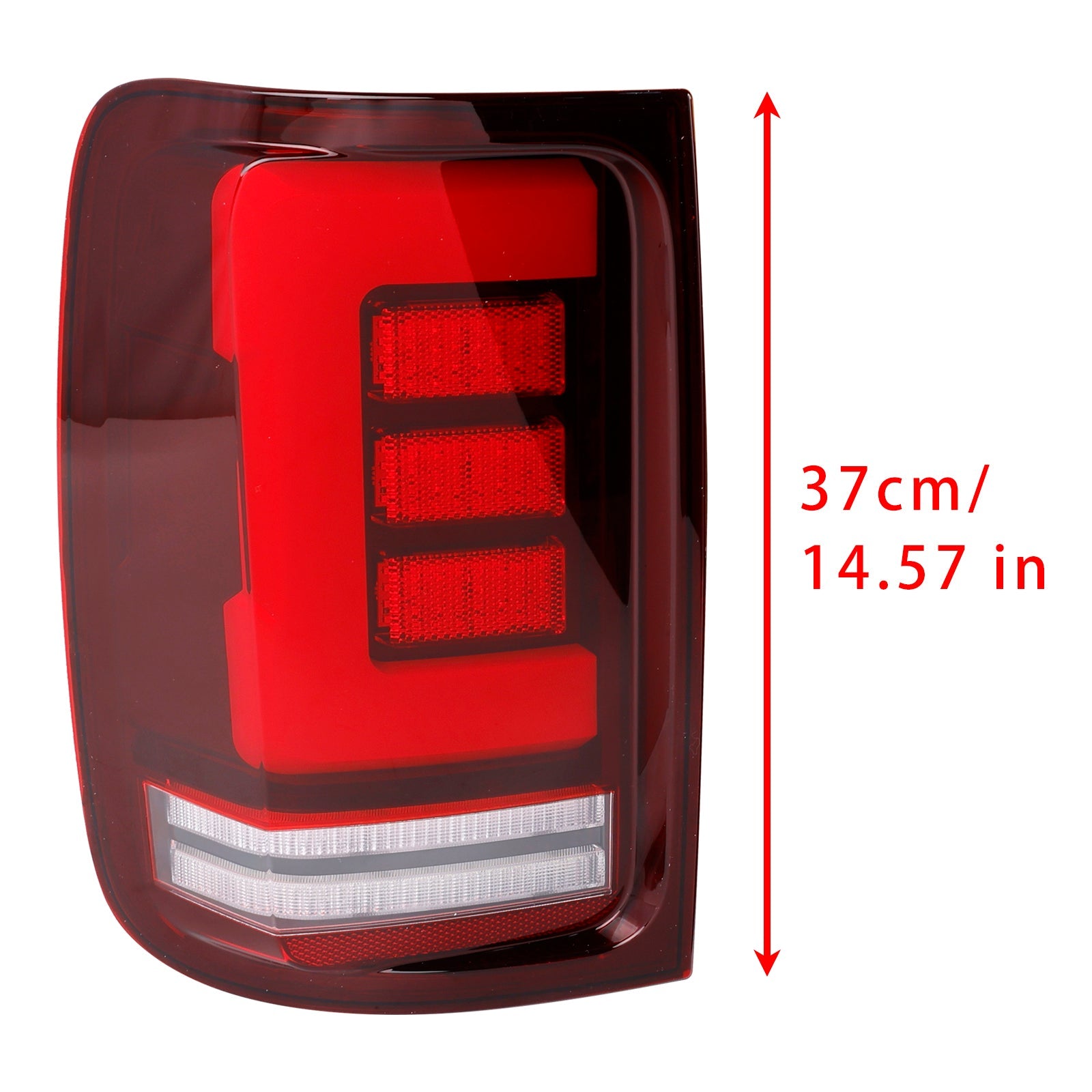 Paire de feux arrière à LED rouges pour VW Amarok V6 2008-2019