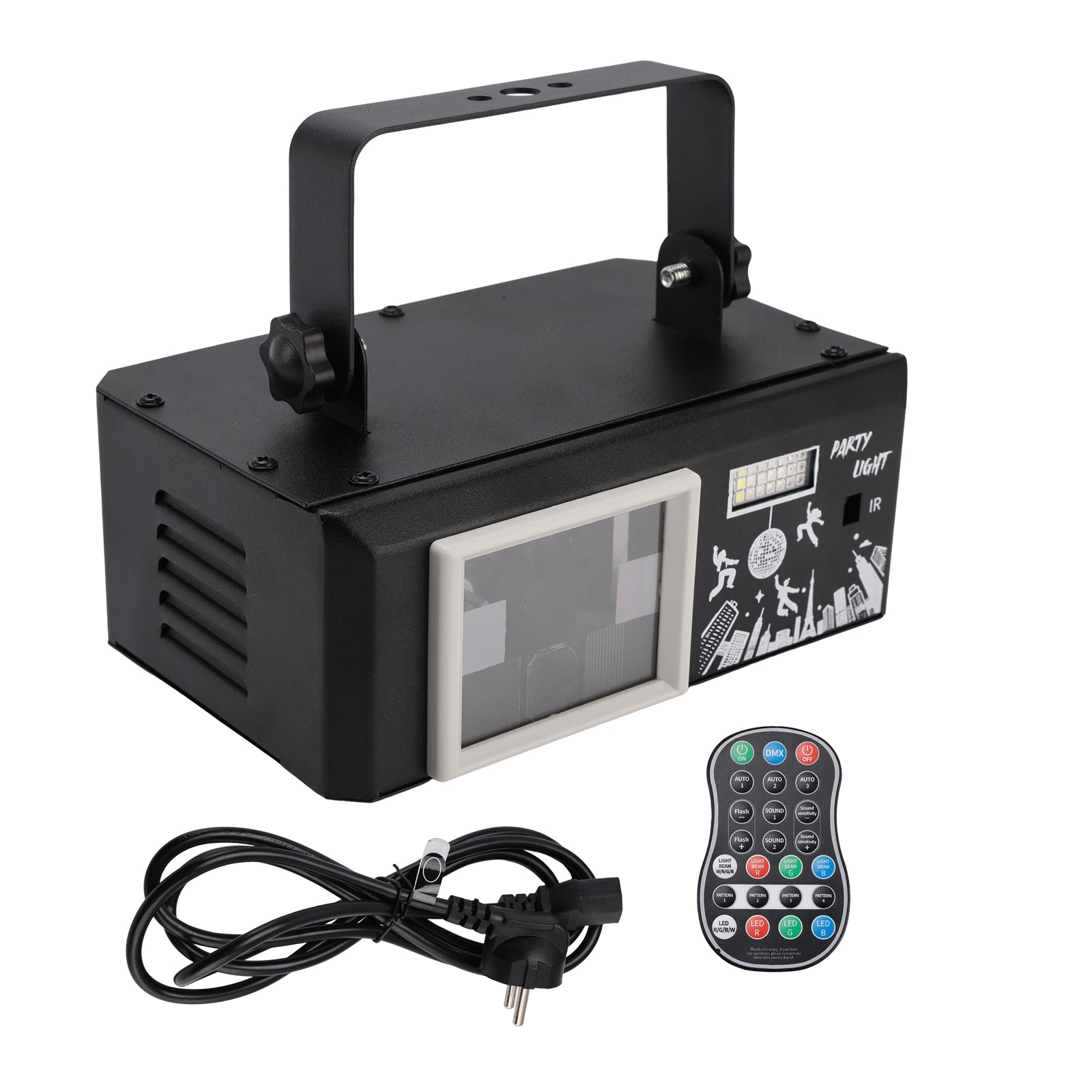 Système d'éclairage laser LED UV 6 en 1 pour scènes de discothèque et clubs