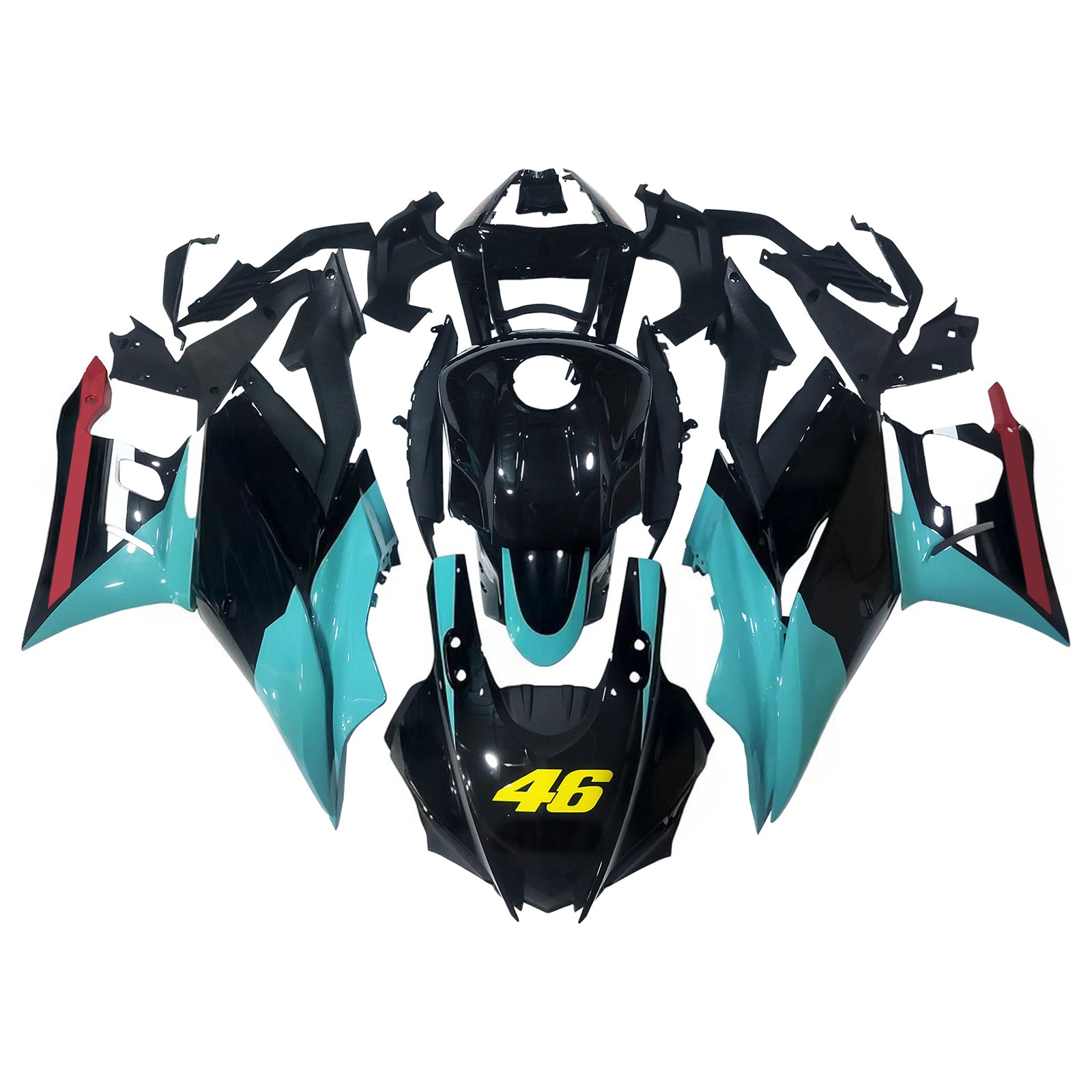 Kit de carénage à injection en plastique ABS pour Yamaha YZF R3 R25 2022-2024