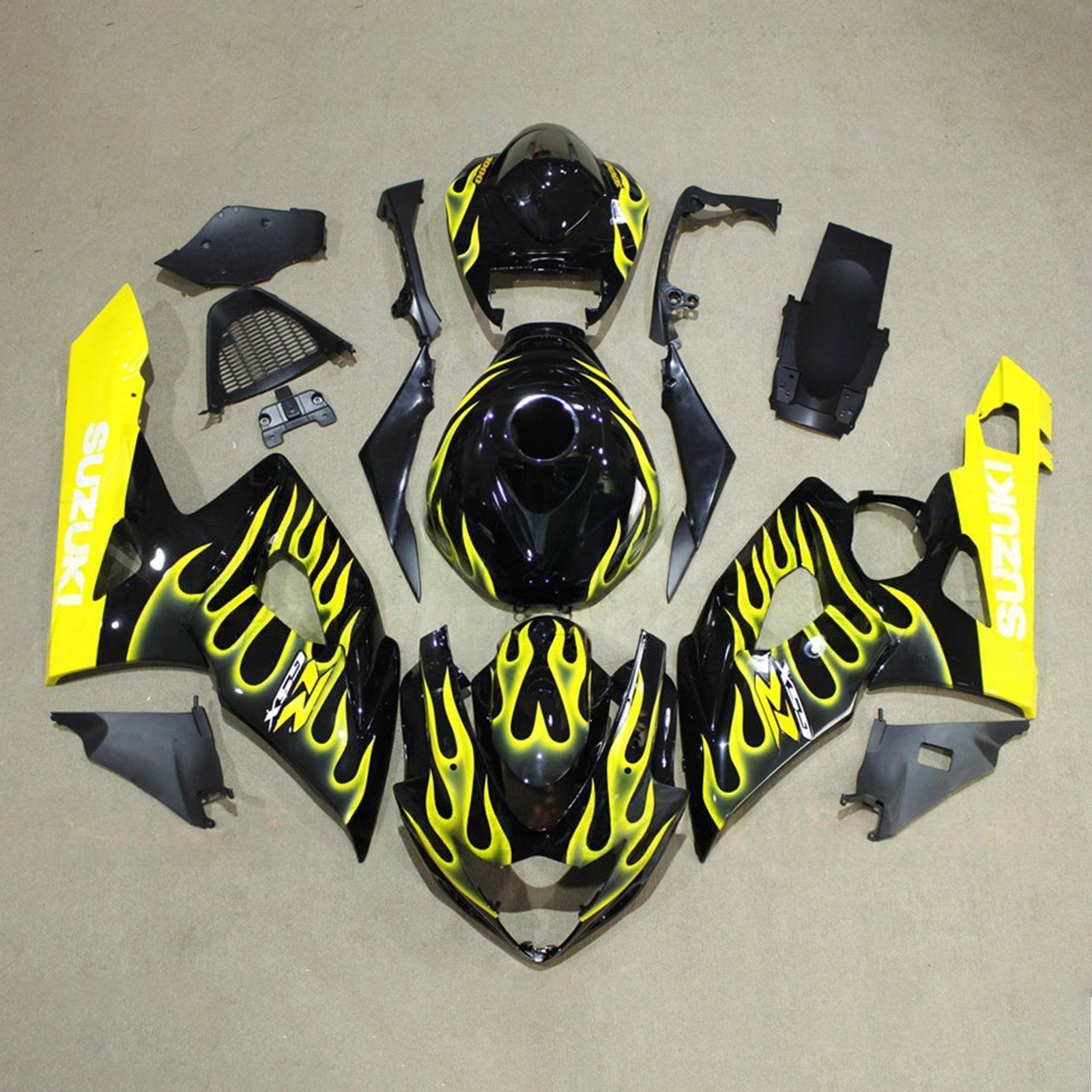 Kit de carénage injecté en plastique ABS pour Suzuki GSXR1000 2005-2006 K5