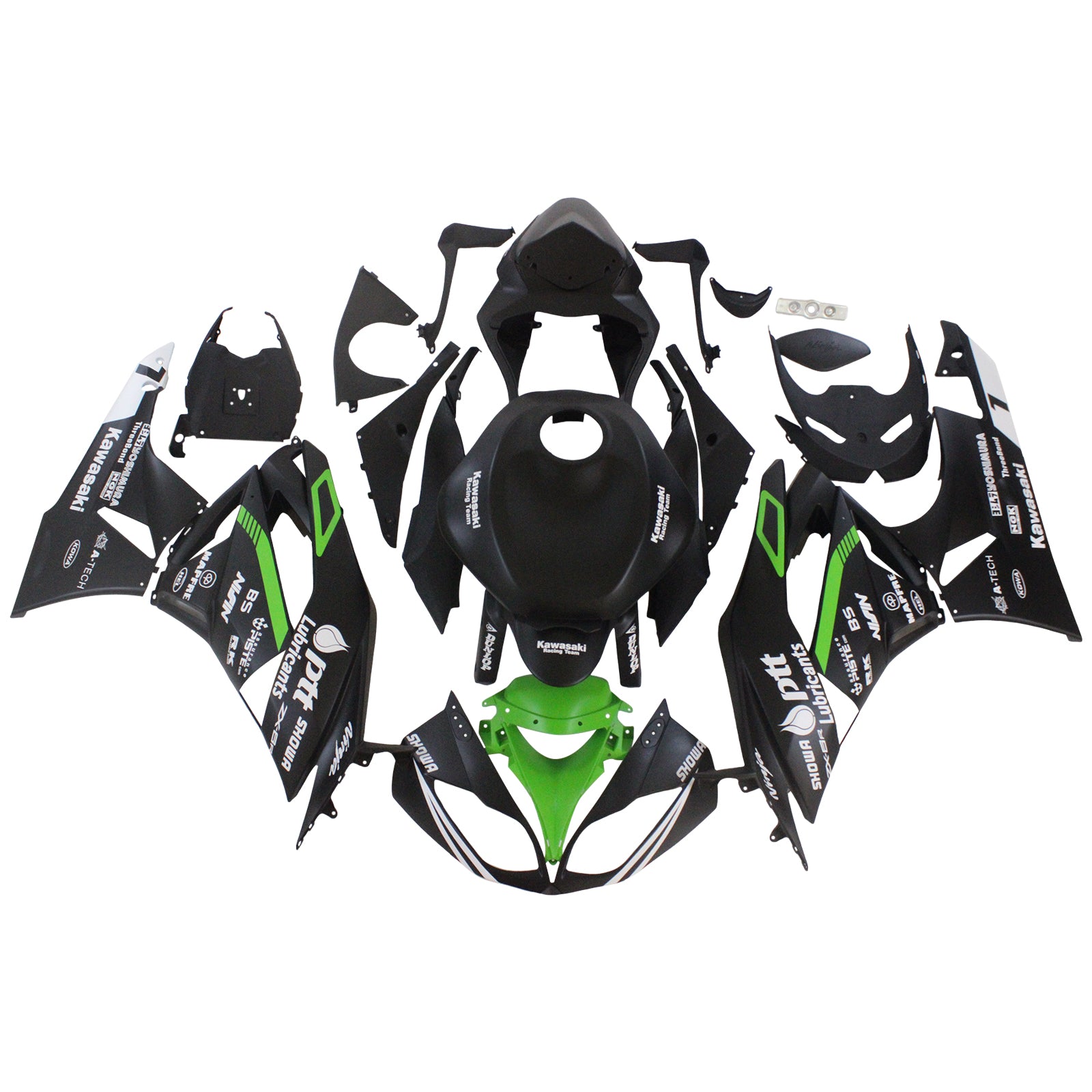 Vbrizgavanje kompleta za karoserijo plastični abs, ki je primeren za Kawasaki ZX6R 636 2009-2012
