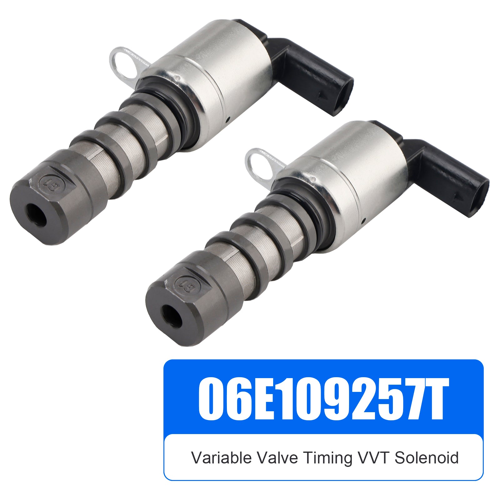 2x säädettävä venttiilin ajoitus (VVT) solenoidiventtiili Audi A6 A7 A8 Q5 Q7 RS3 06E109257T