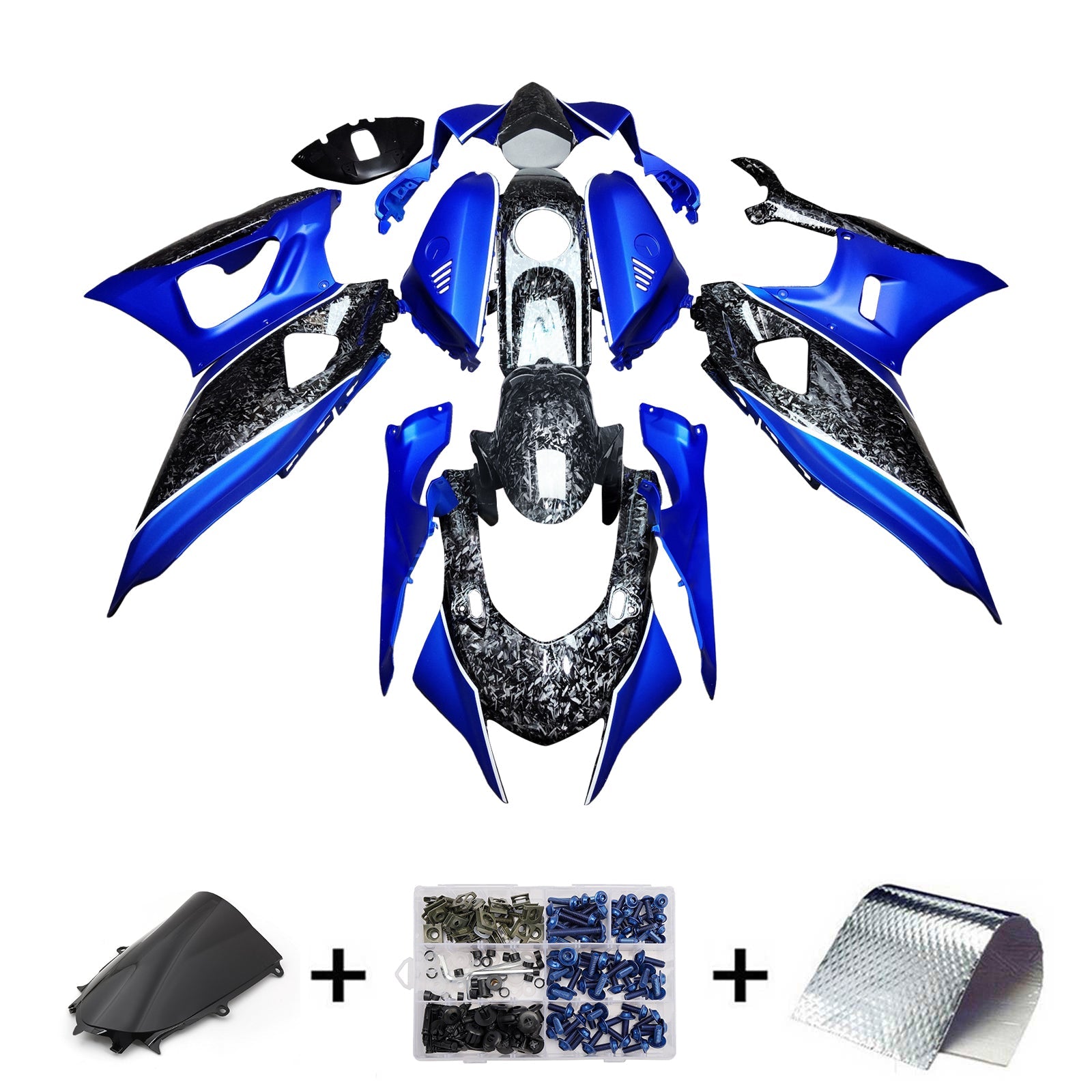 Kit carena iniettata in plastica ABS per Yamaha YZF-R7 2021-2025