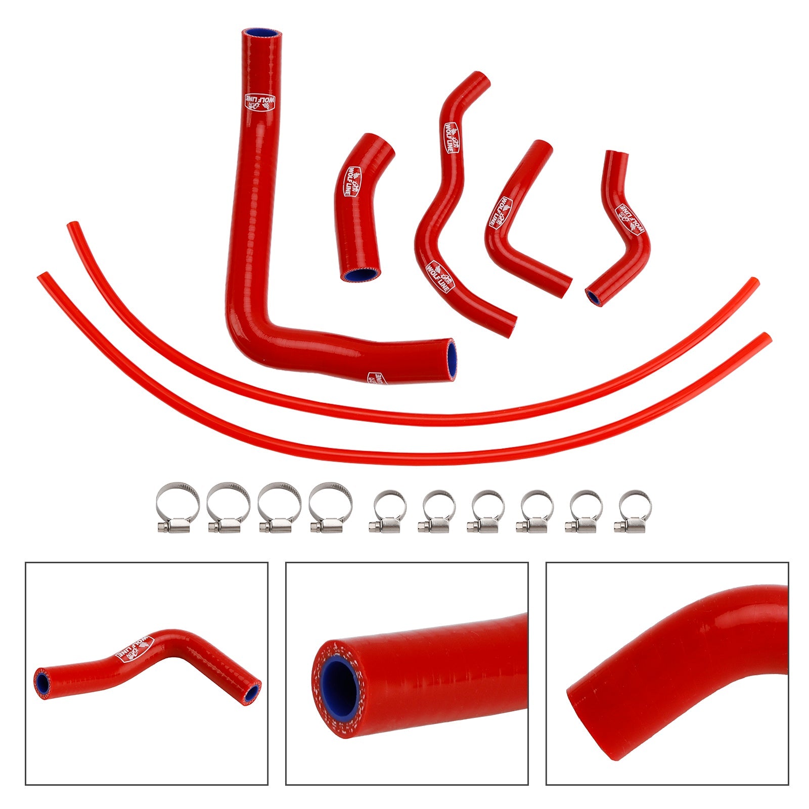 Durite de refroidissement en silicone pour radiateur Suzuki GSX-8S 2023-2025
