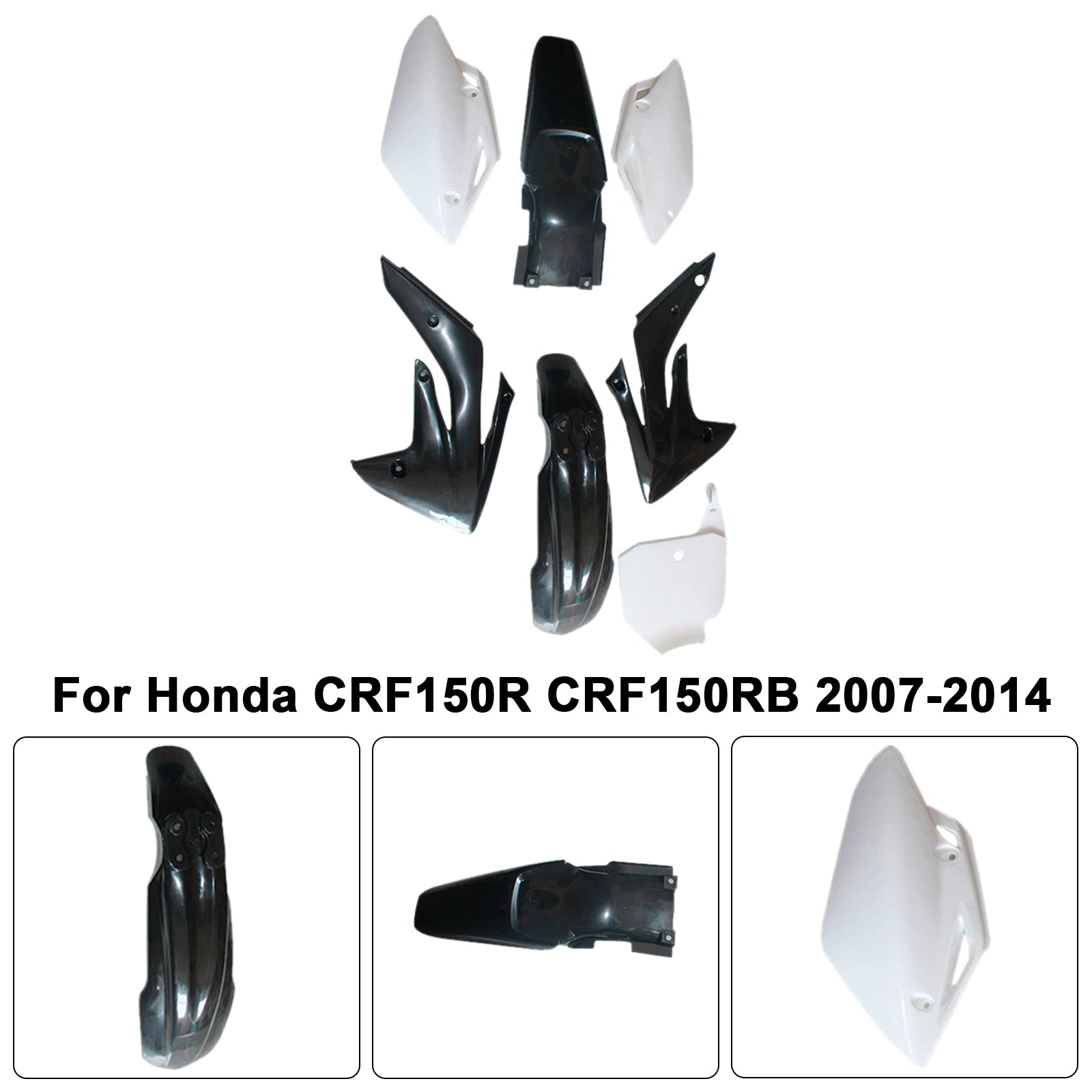 Kit de carrosserie en plastique pour Honda CRF150R/RB 2007-2014, carénage de garde-boue