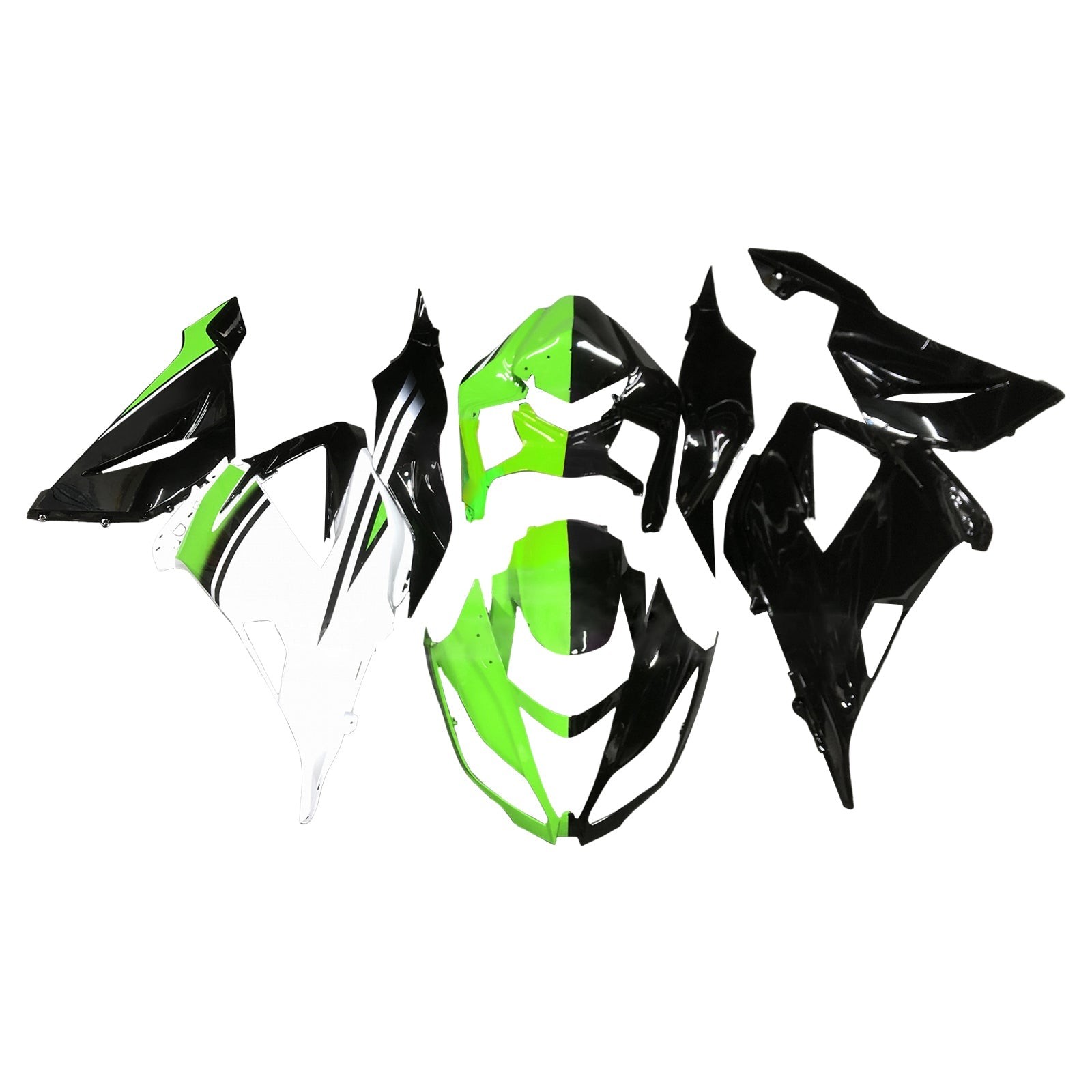 Kit de carénage par injection, carrosserie en plastique ABS pour Kawasaki ZX6R 636 2013-2018