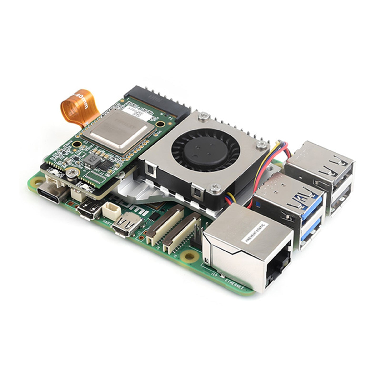Scheda di espansione adattatore Raspberry Pi 5 PCIe a M.2 5/5B Protocollo disco rigido Nvme