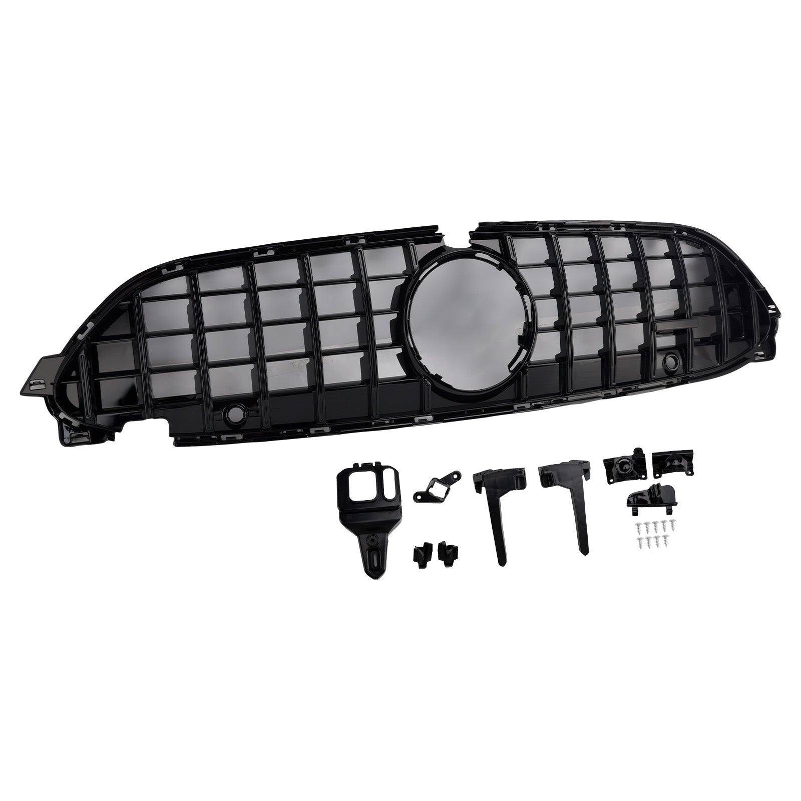 Calandre de pare-chocs avant noire pour Mercedes-Benz Classe CLE W236 C236 (2024-2026).