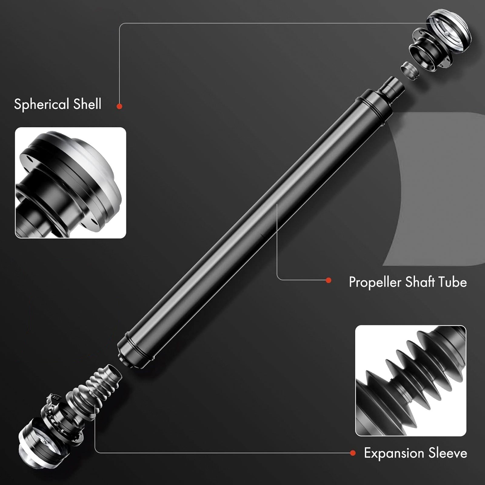 Drzewo transmisji przed 1664100601 A1664100601 938181 dla Mercedes-Benz GL350 x166 V6 3.0L 2013-2016 Series