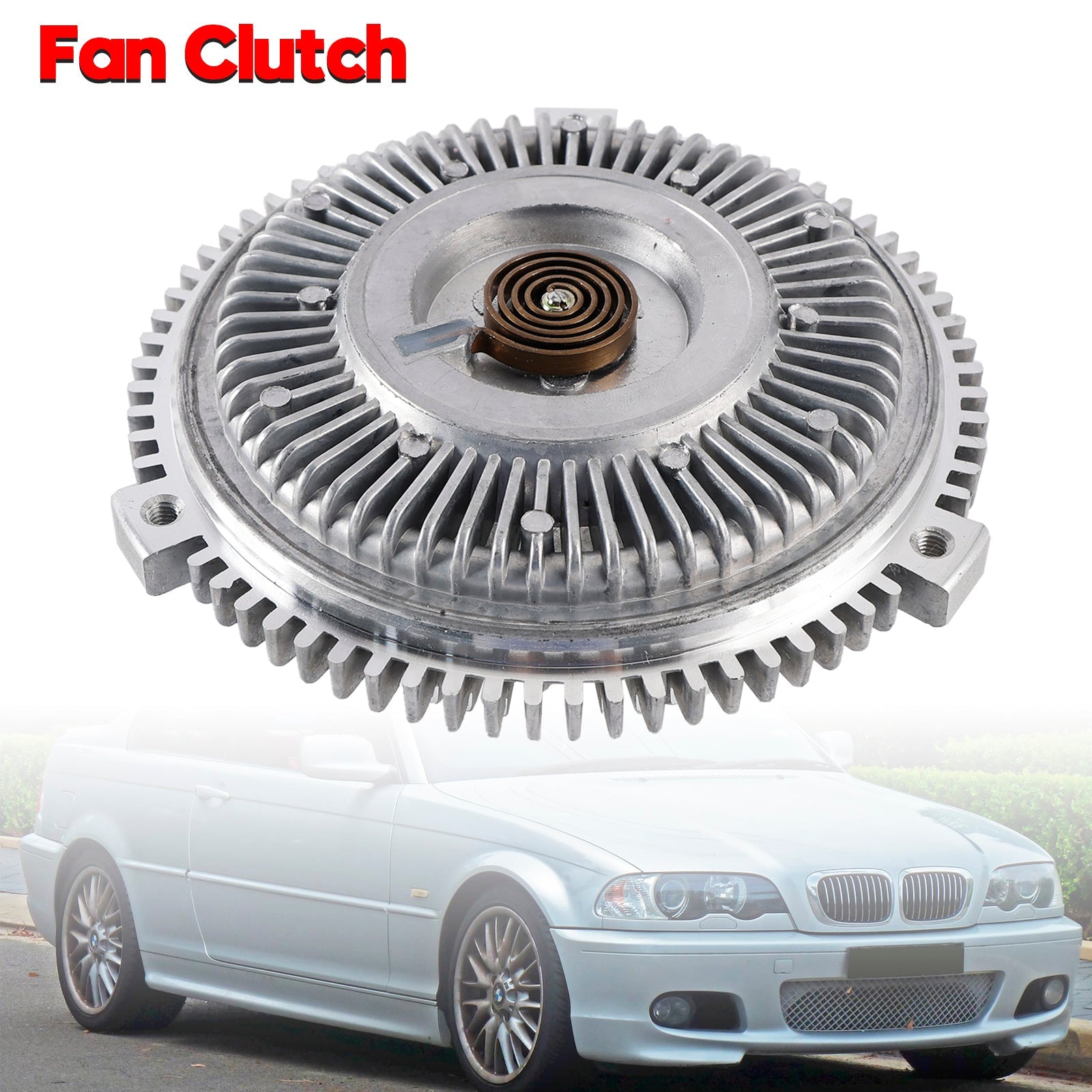 2000-2005 BMW 325i E46 I6 2.5L Embrayage de ventilateur de refroidissement de radiateur à essence 11521719269 11521719046