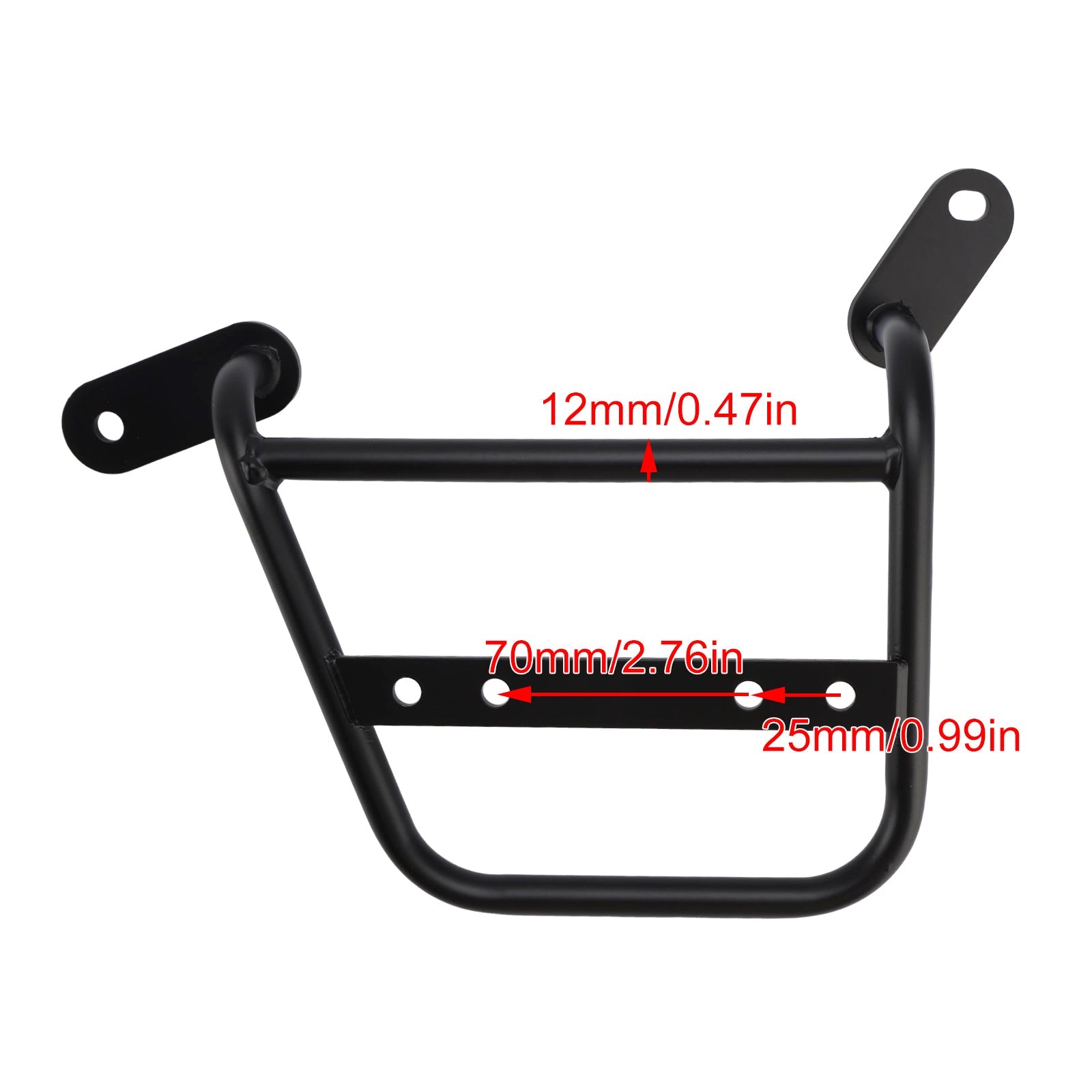 Soporte de alforjas para Honda GB350S GB350RS 22-25 (lado derecho)