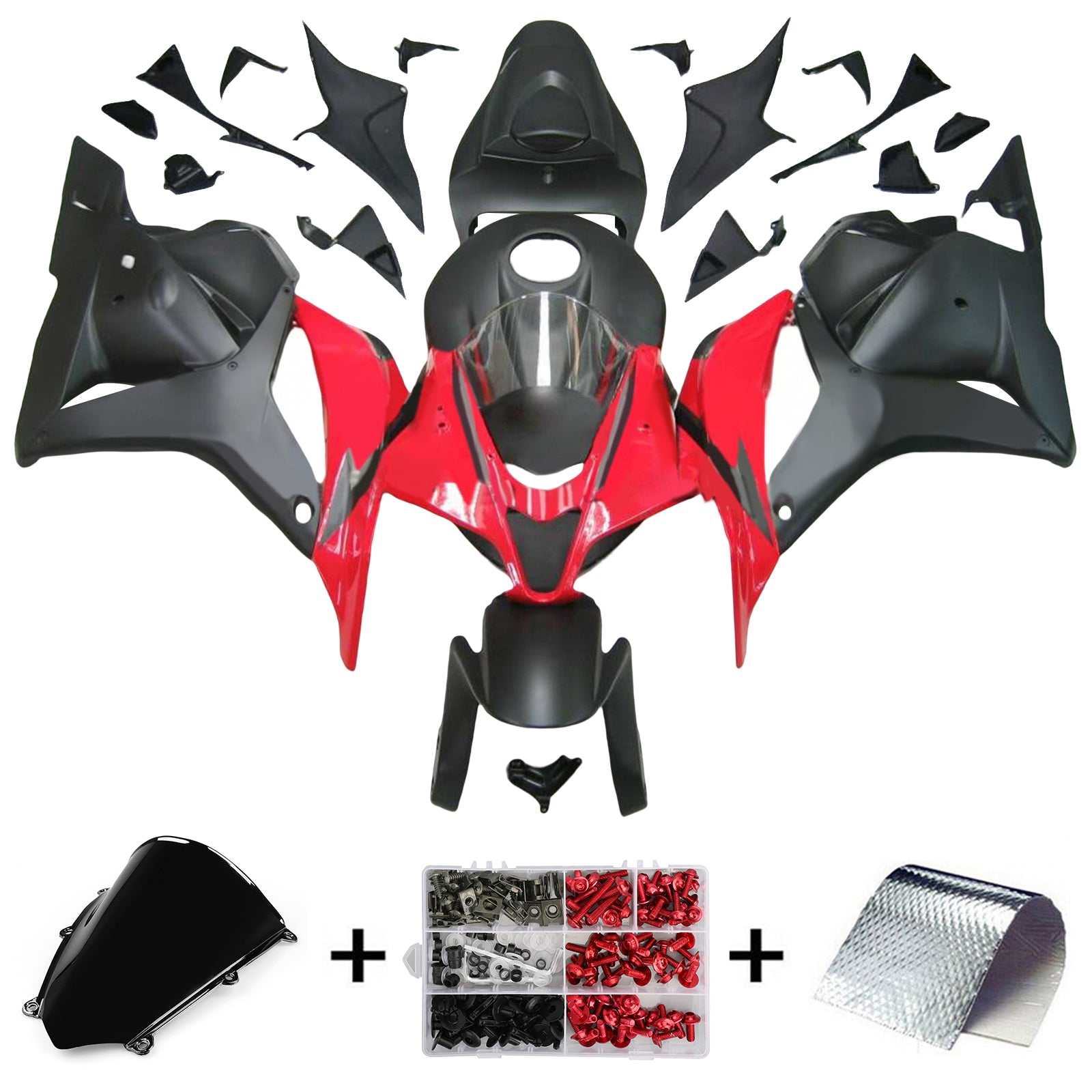 Kit de carénage à injection en plastique ABS pour Honda CBR600RR 2009-2012 F5